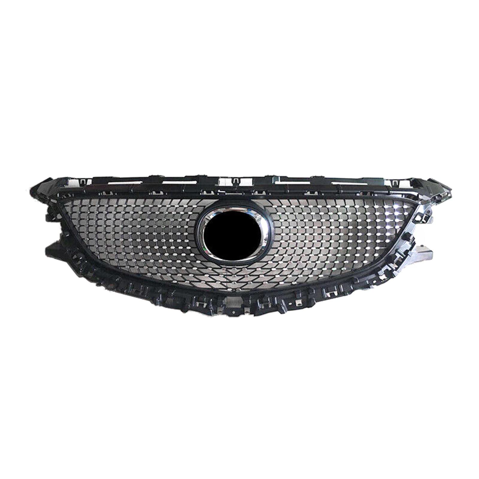 Frontgrill Zierleisten Streifen Für Ma&zd&a 6 Atenza GJ GL 2014 2015 2016 Auto-Frontgrill ABS Oberer Stoßstangengrill von RBHAI