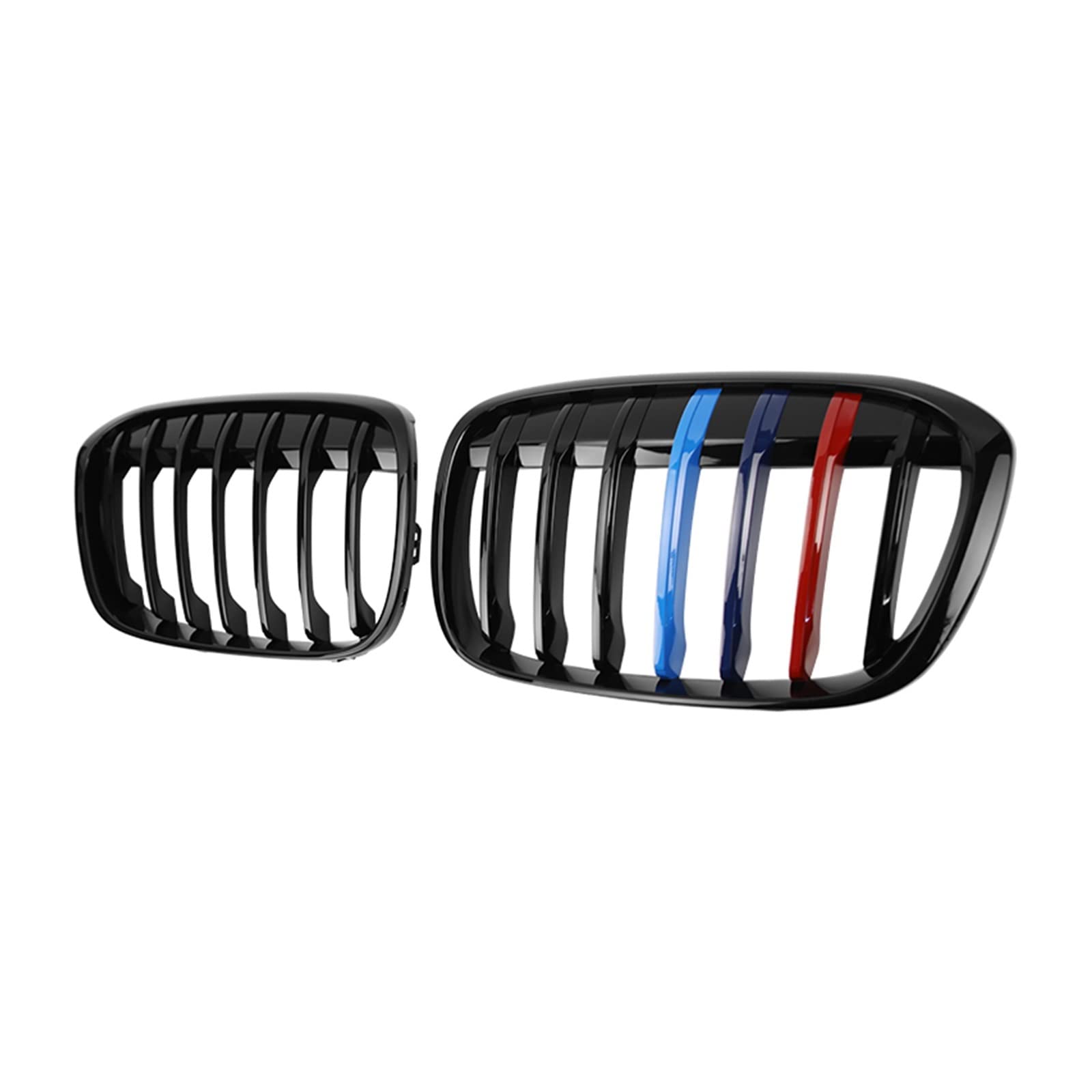 Frontgrill Zierleisten Streifen Für X1 F48 F49 16-19 Auto Front Niere Stoßstange Grill Racing Gitter Einzelne Lamellen Grills ABS von RBHAI