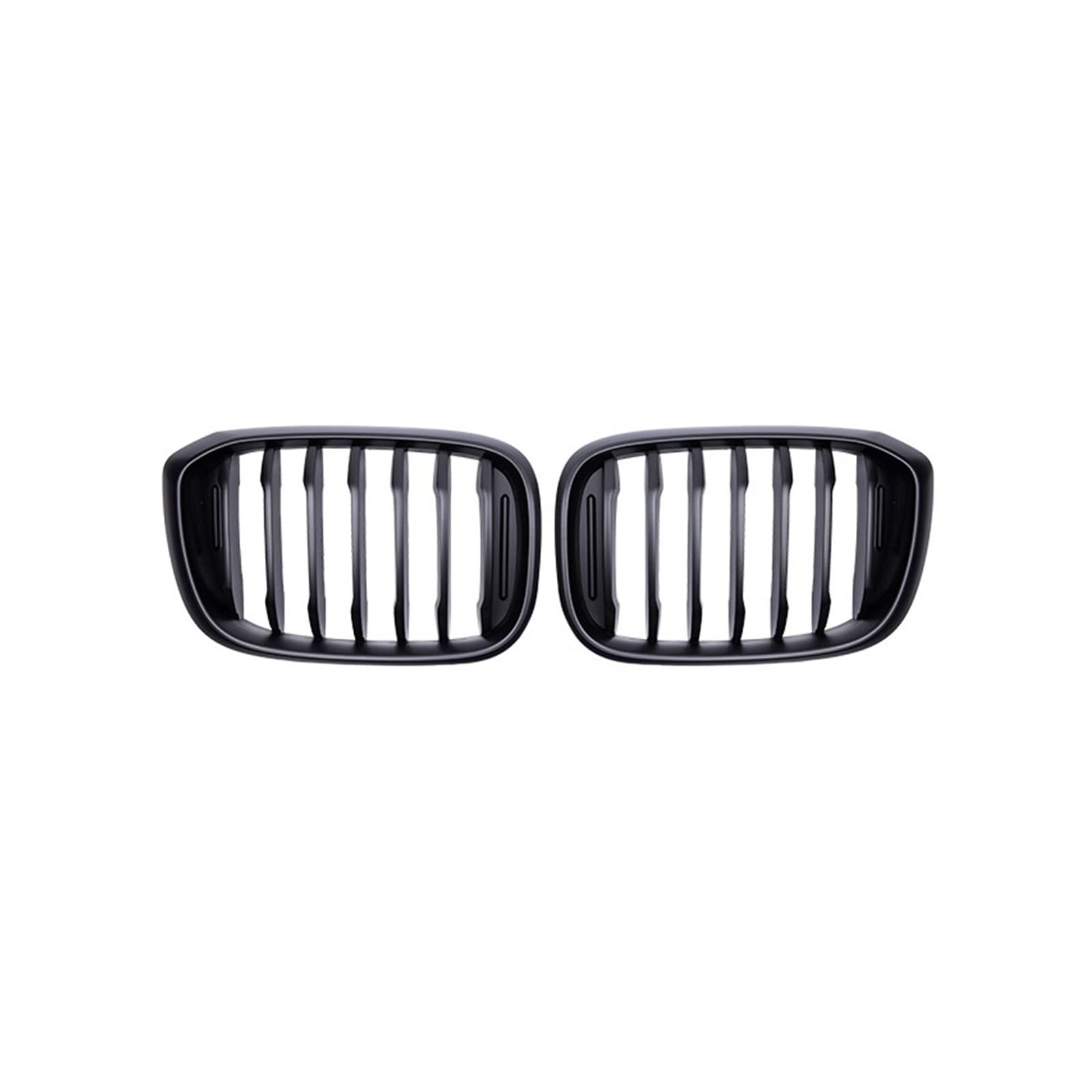 Frontgrill Zierleisten Streifen Für X3 X4 G01 G02 G08 2018-2020 Kühlergrill Auto Fronthaube Gitter Stoßstange Nieren Grill Racing Grills ABS Grille(Matt-schwarz) von RBHAI