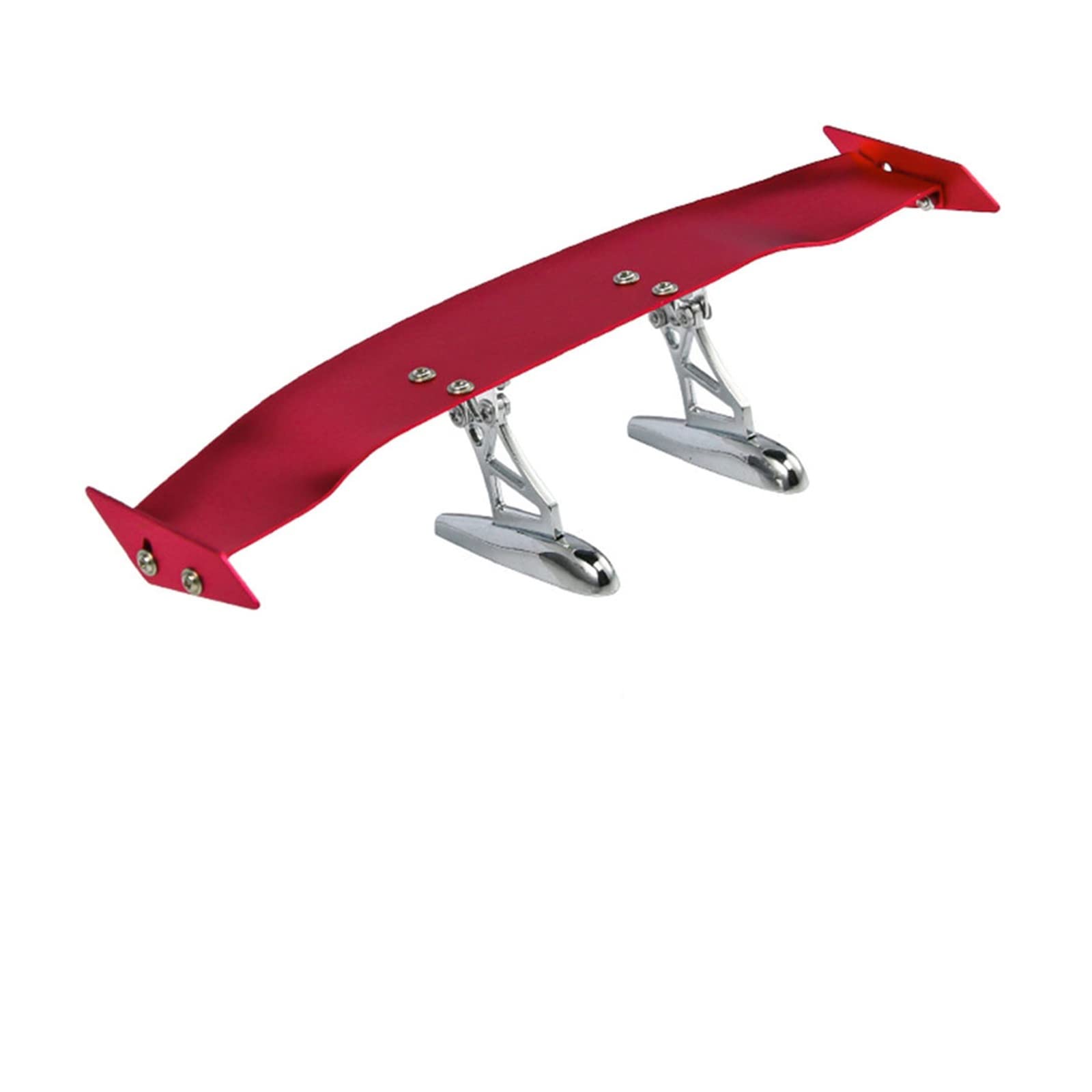 Heck Spoiler, Auto Spoiler Tailfin Auto Metall Heckspoilerlippe Heckflügel Heckklappe Kofferraumdeckel Modifizierte Kits(Rot) von RBHAI