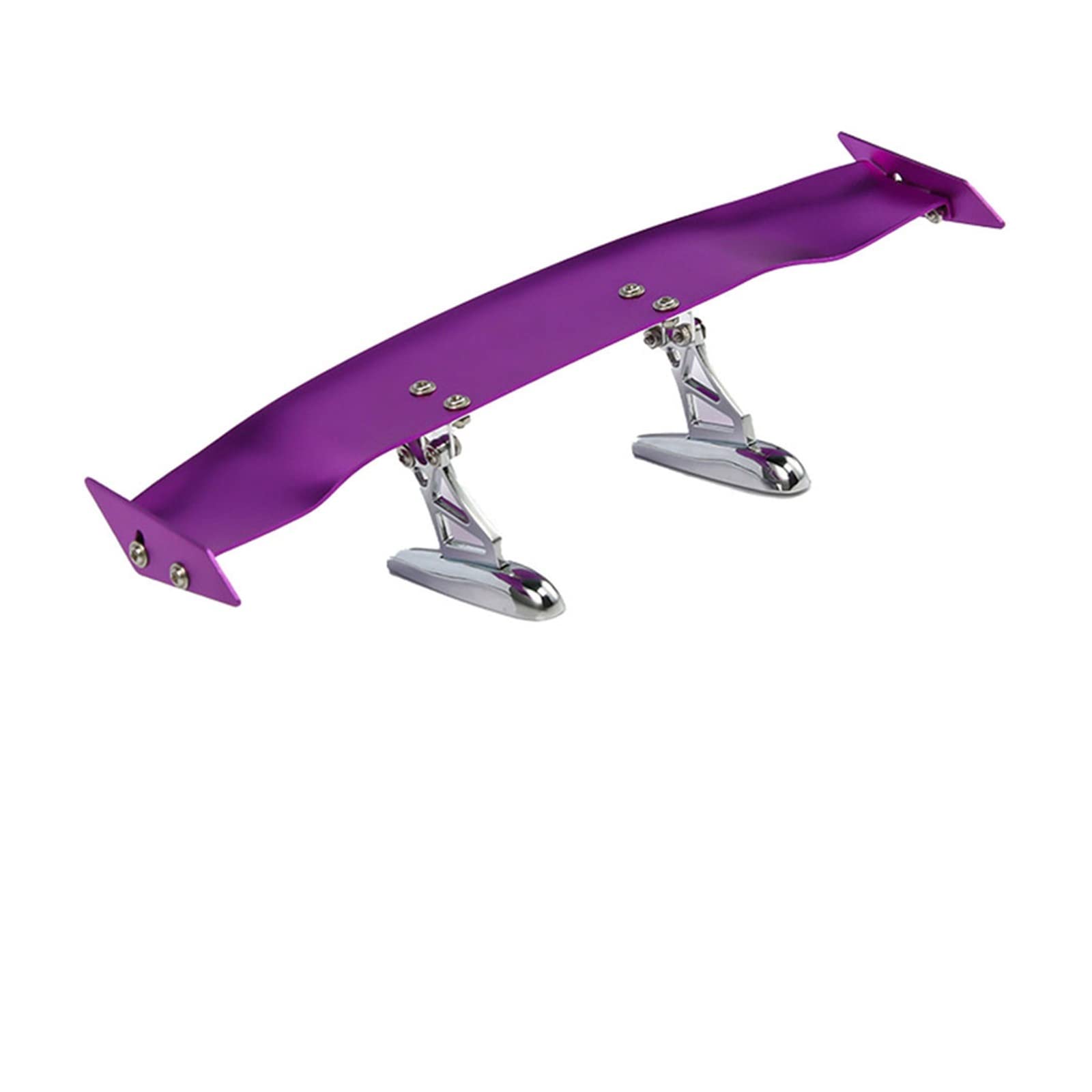 Heck Spoiler, Auto Spoiler Tailfin Auto Metall Heckspoilerlippe Heckflügel Heckklappe Kofferraumdeckel Modifizierte Kits(Violett) von RBHAI