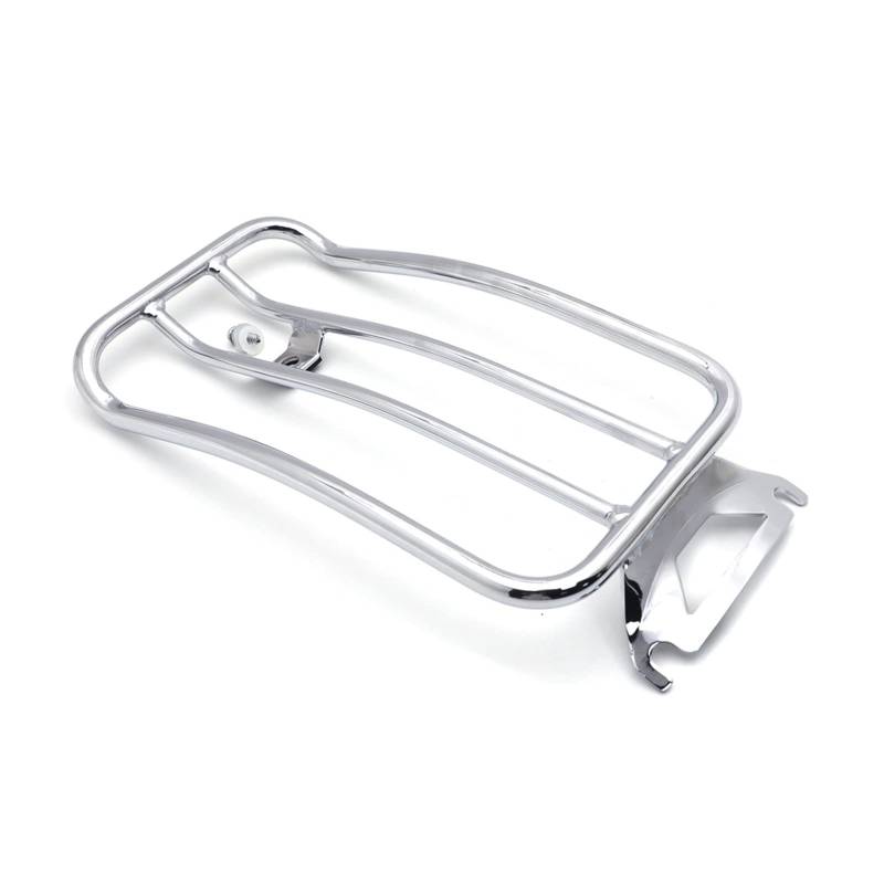 Motorrad Gepäckträger Chrome 11 "x7 Solo-Sitzgepäck Rack+Bolt für Harley Davidson 1997-2015 Touring Flh flt von RBHAI