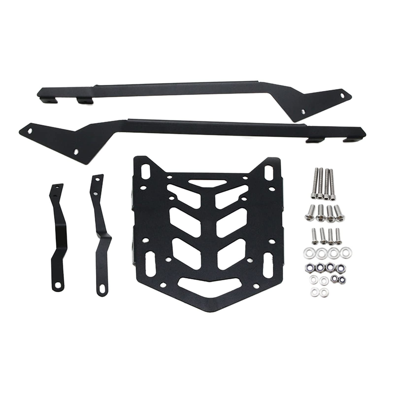 Motorrad Gepäckträger Heckgepäck Rack Schwarzes Motorrad -Panel -Rahmenregal Für MT-15 MT15 2018-2020 Rucksäcke -Tasche von RBHAI