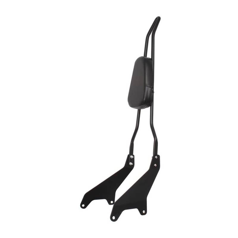 Motorrad Gepäckträger Motorrad Abnehmbarer Hinterer Beifahrer Sitz Rückenlehne Sissy Bar Mit Kissenpad Für Sternschraube XV950 XVS950 2014-2019(Schwarz) von RBHAI