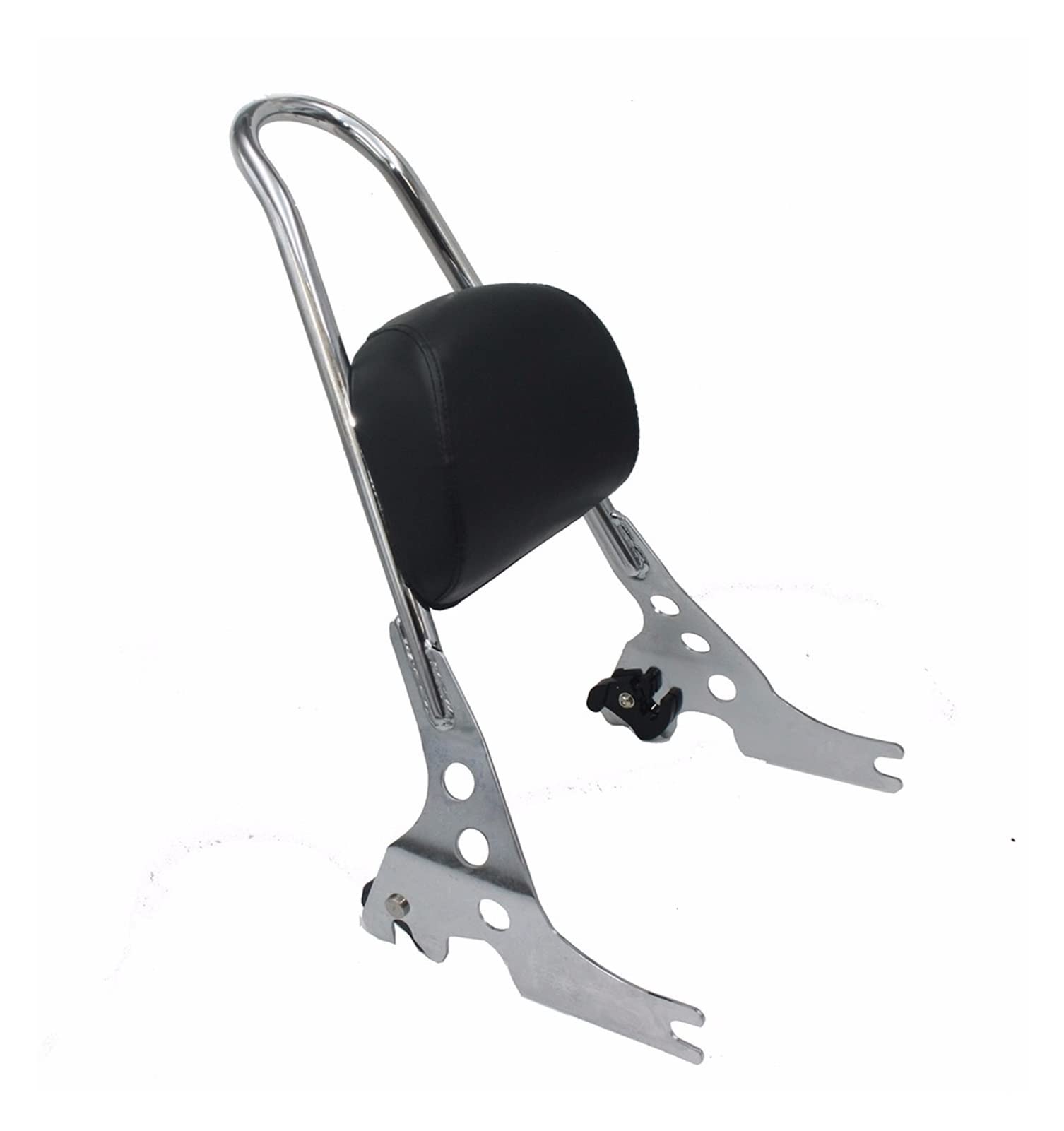 Motorrad Gepäckträger Motorrad -Passagier -Rückenlehre -Gepäck -Rack Sissy Bar Kissenpad Für Harley Sportster 883 1200 XL 48 883C 883R 1200R 2004-2018 von RBHAI