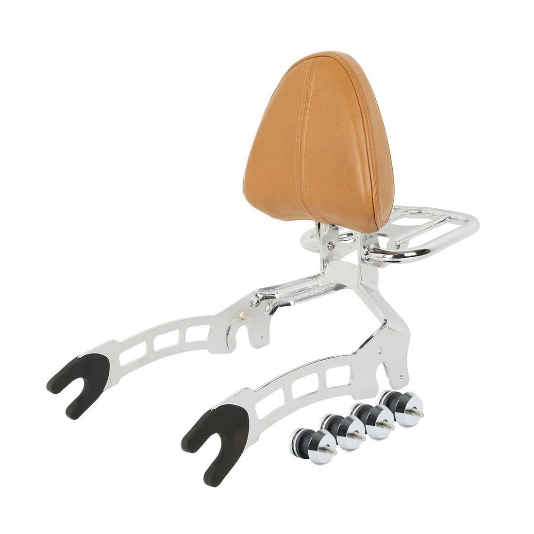 Motorrad Gepäckträger Motorrad Sissy Bar Passagier-Backstreus-Spulen Für Indian Scout Sechzig Bobber 2015-2020(Orange,Blue,Green,Silver,Black) von RBHAI