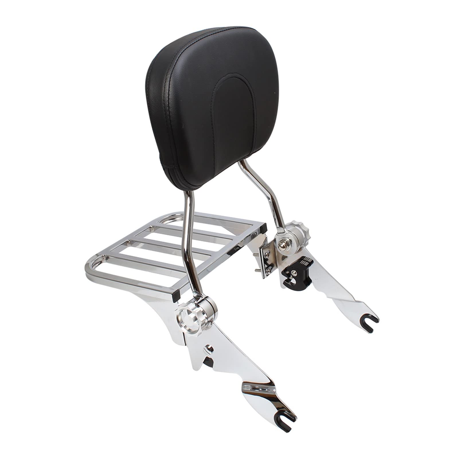 Motorrad Gepäckträger Motorrad Sissy Bar Rücken des Gepäckträgers Für Harley Touring Road King Street Glide Road Glide Electra Glide 2009-2020 von RBHAI