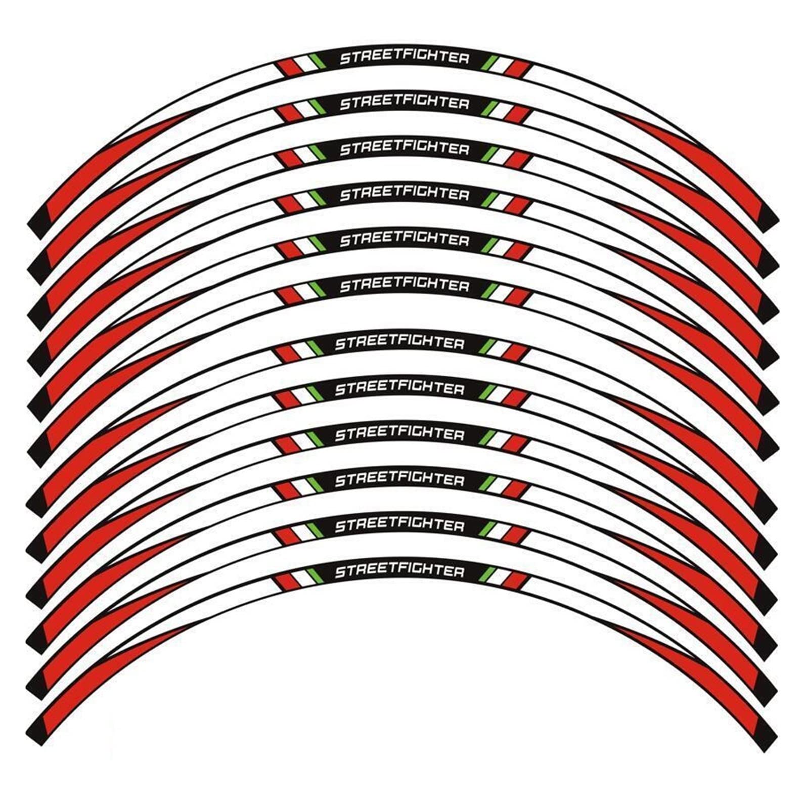 Motorrad-Radaufkleber Motorrad Zubehör Felge Streifen Klebeband Aufkleber Aufkleber Für Streetfighter 848 V4/4S V2/2S von RBHAI