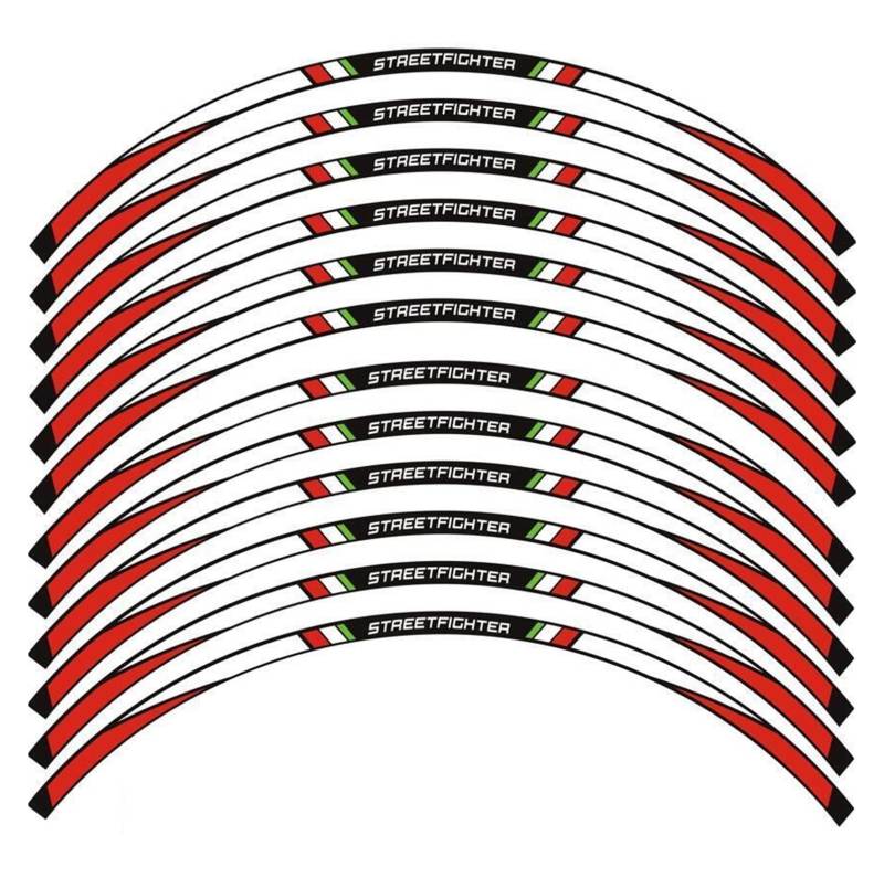 Motorrad-Radaufkleber Motorrad Zubehör Felge Streifen Klebeband Aufkleber Aufkleber Für Streetfighter 848 V4/4S V2/2S von RBHAI