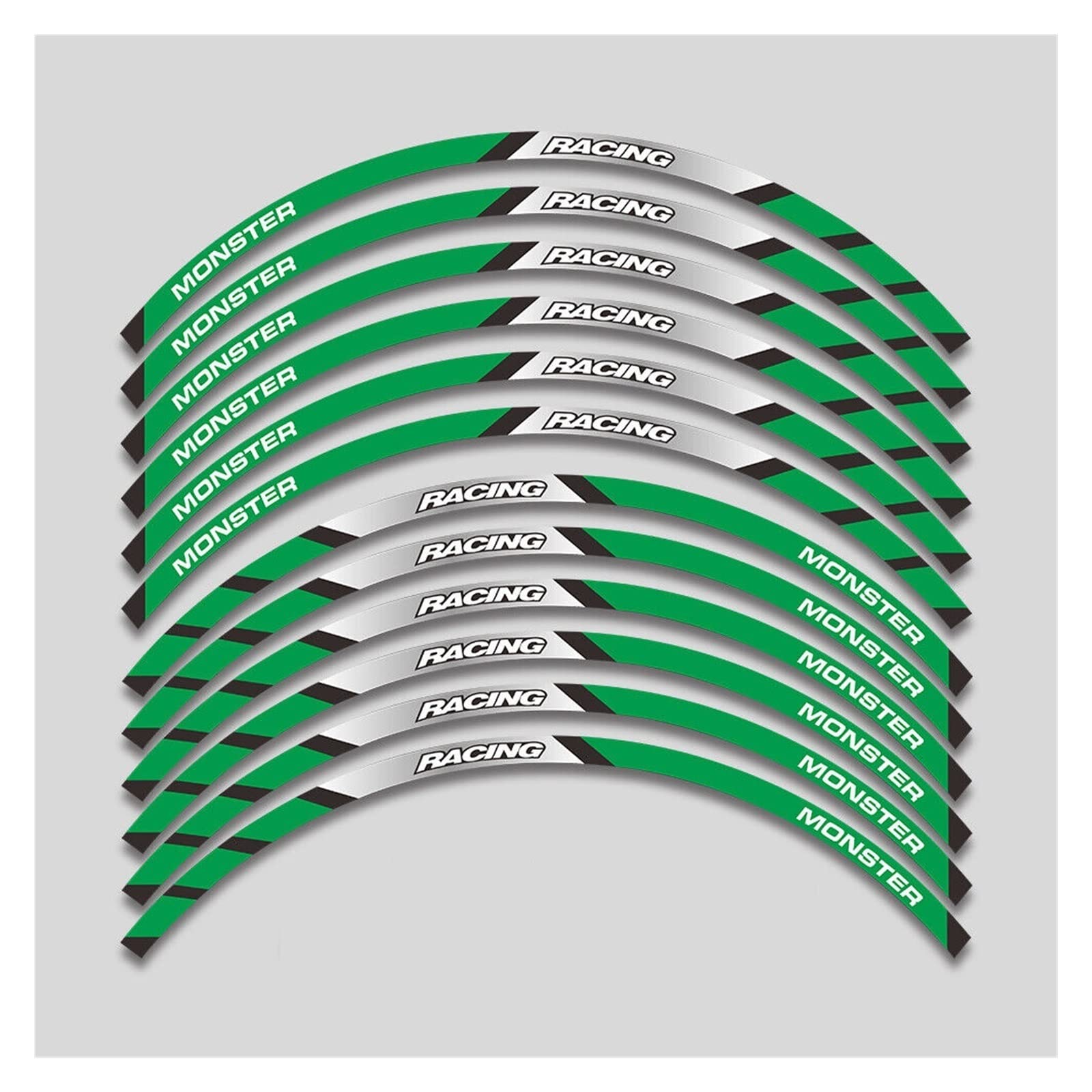 Motorrad-Radaufkleber Motorradzubehör Felge Streifen Aufkleber Für Monster 695 696 795 796 1100 1100S 797 821(Q) von RBHAI