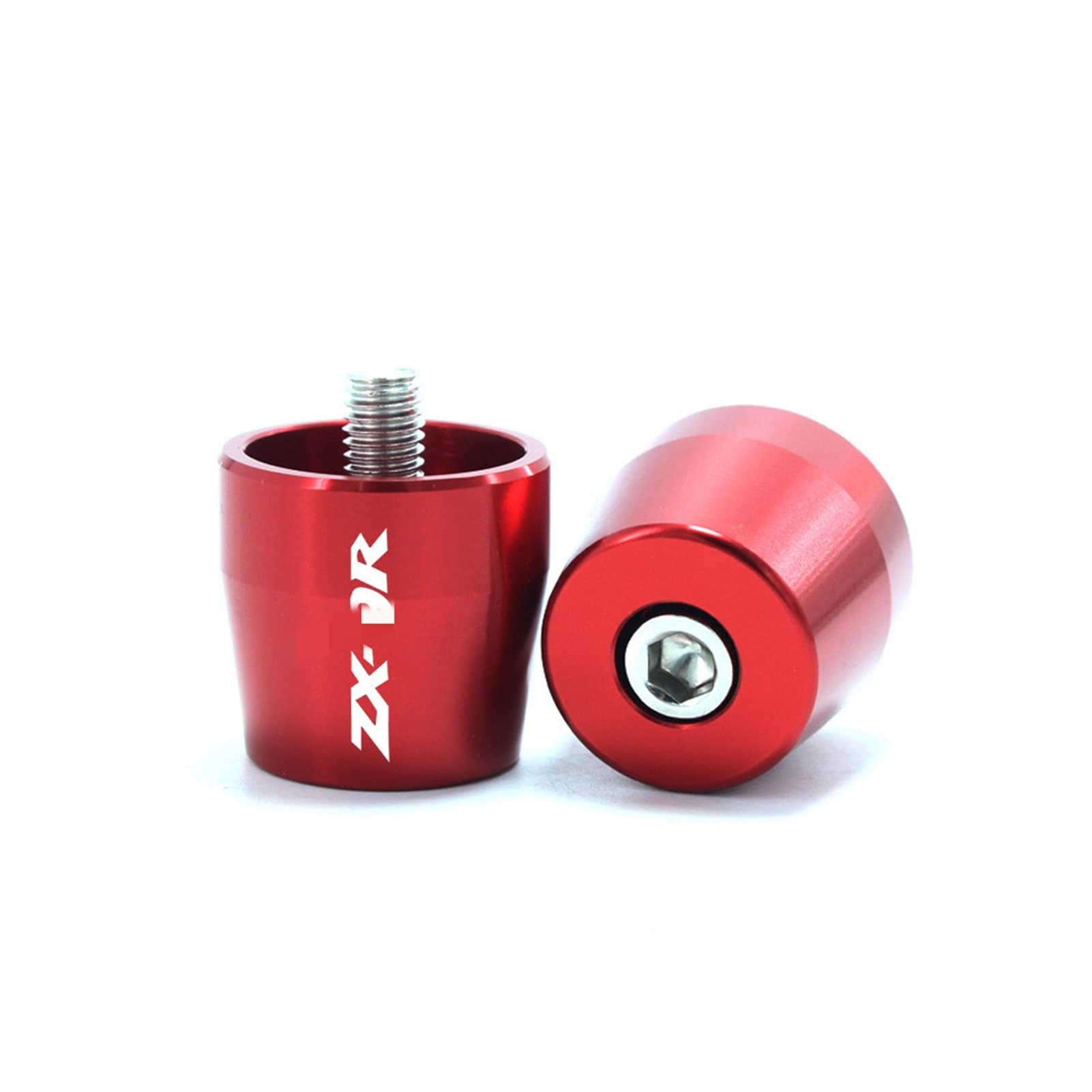 Motorradgriff Für K&AWASAKI Z&X9R Z&X-9R 1998-2003 Lenkergriffe Bar Ends Cap Motorrad(Rot) von RBHAI