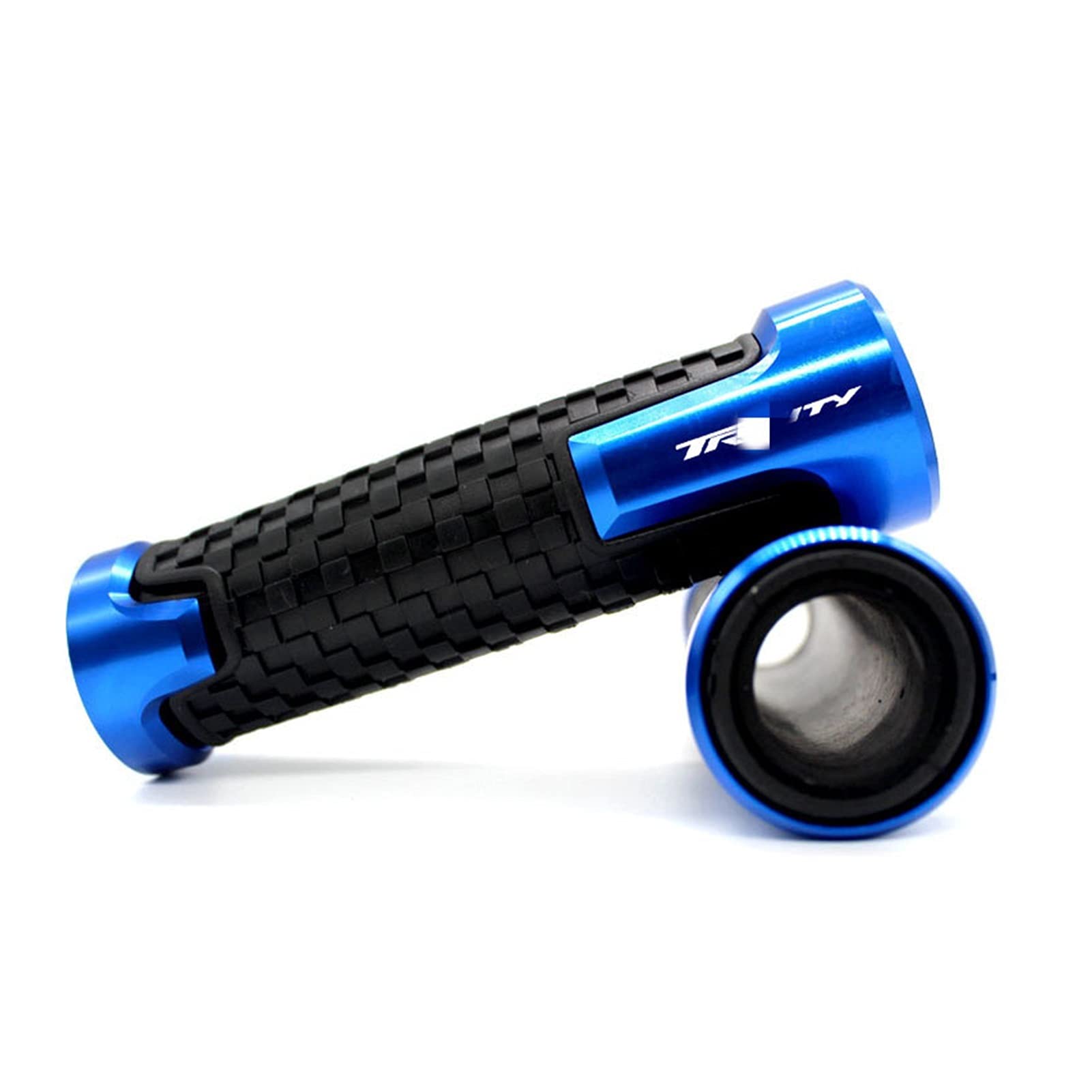 Motorradgriff Für Tricity 125 Tricity 155 Tricity 300 7/8 '' 22mm Motorrad Anti-Rutsch-Roller Griffenden Griffe Bar(Blau) von RBHAI