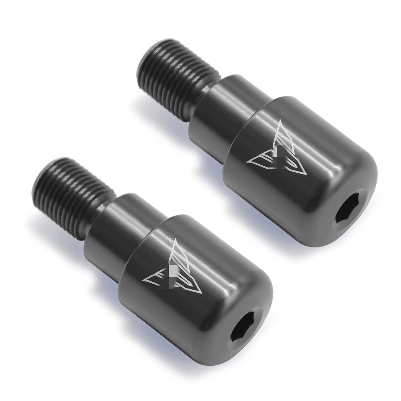 Motorradgriff Motorrad Lenkerenden Griffe Slider Motorrad Lenker Stecker Für MT-07 2014 2015 Mt 07(Grey) von RBHAI