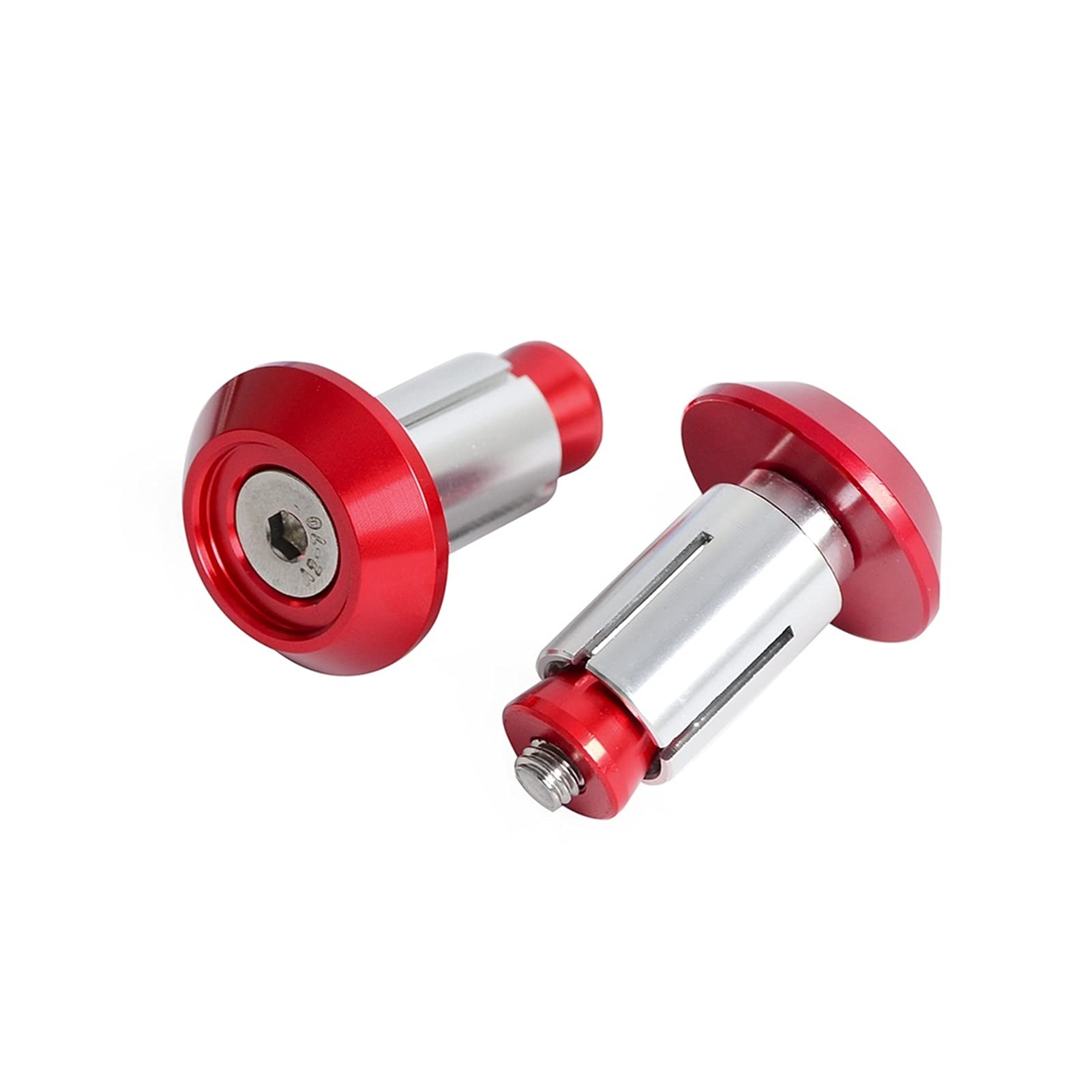 Motorradgriff Motorrad Lenkergriffe Bar Ends Slider Für - YZ80/85/125/250/250F/426F/450F/250/450FX(Rot) von RBHAI