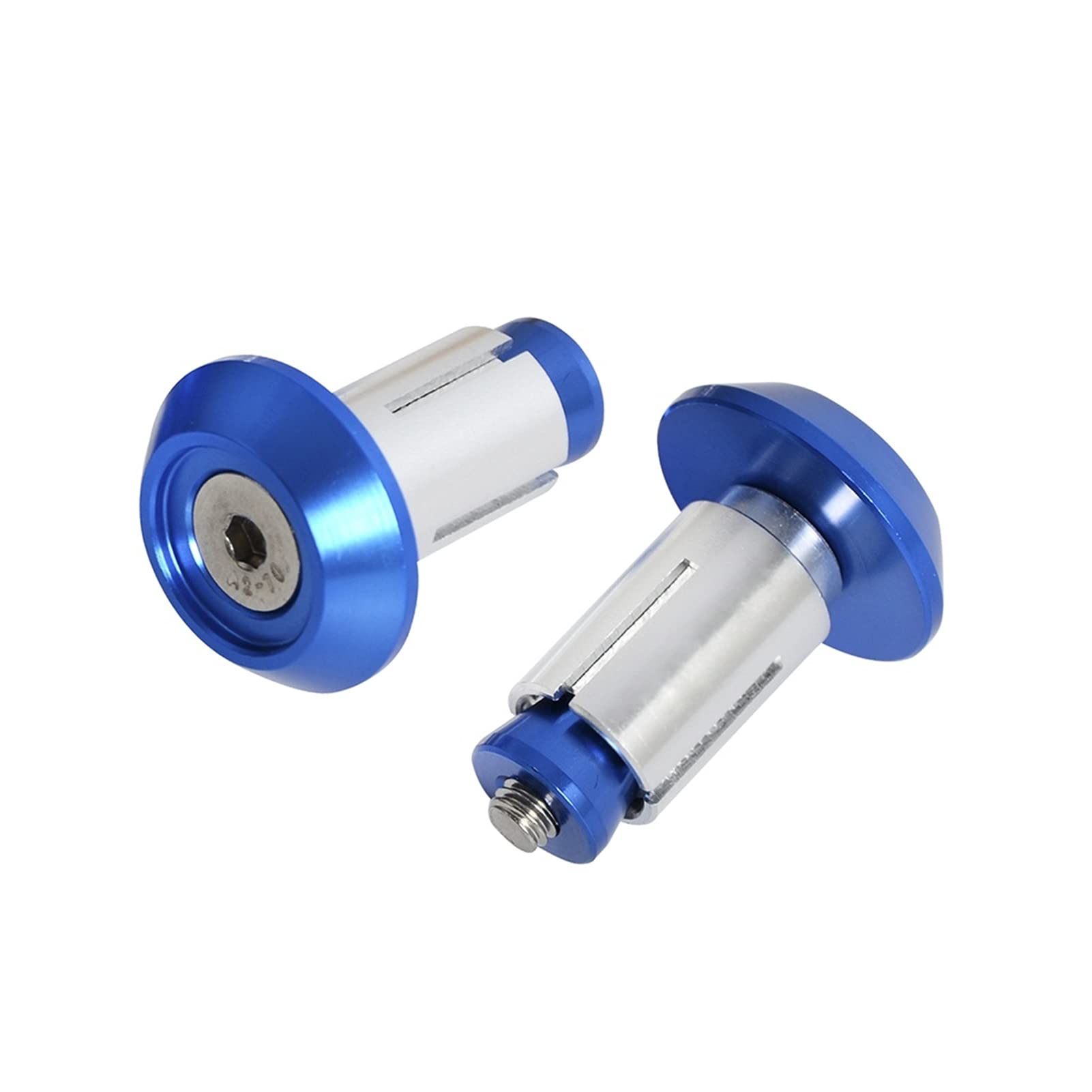 Motorradgriff Motorrad Lenkergriffe Bar Ends Slider Für YZ80/85/125/250250F/426F/450F250/450FX(Blau) von RBHAI