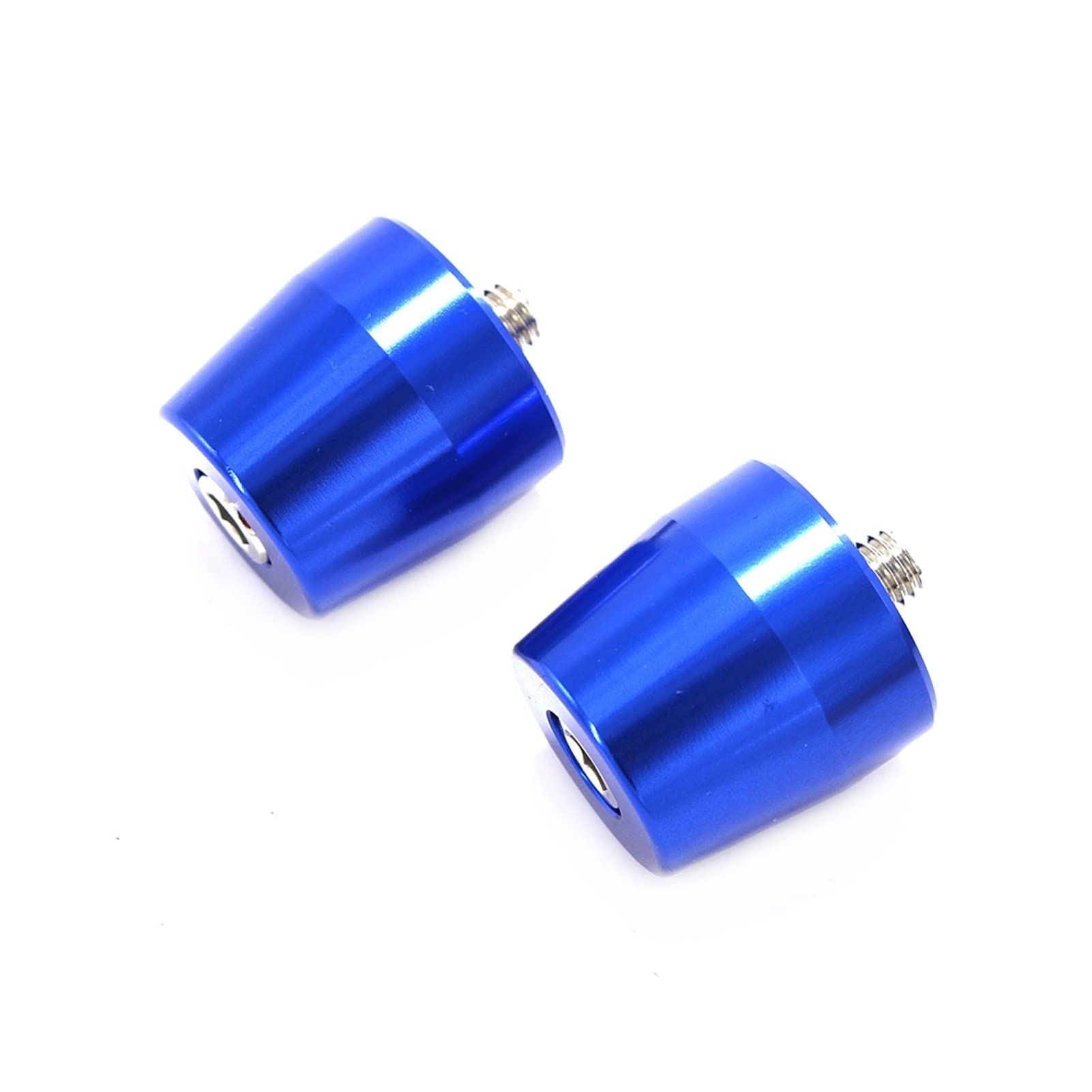 Motorradgriff Motorrad Lenkergriffe Lenkerenden Stecker Anti Vibration Für K & AWASAKI Z250/300/650/750/800/900/1000(Blau) von RBHAI