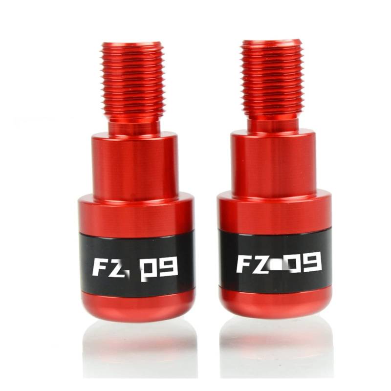 Motorradgriff Motorrad Lenkergriffe Slider Cap Stecker Für FZ09 2013 2014 2015 2016 2017 2018 2019 2020 2021(Rot) von RBHAI