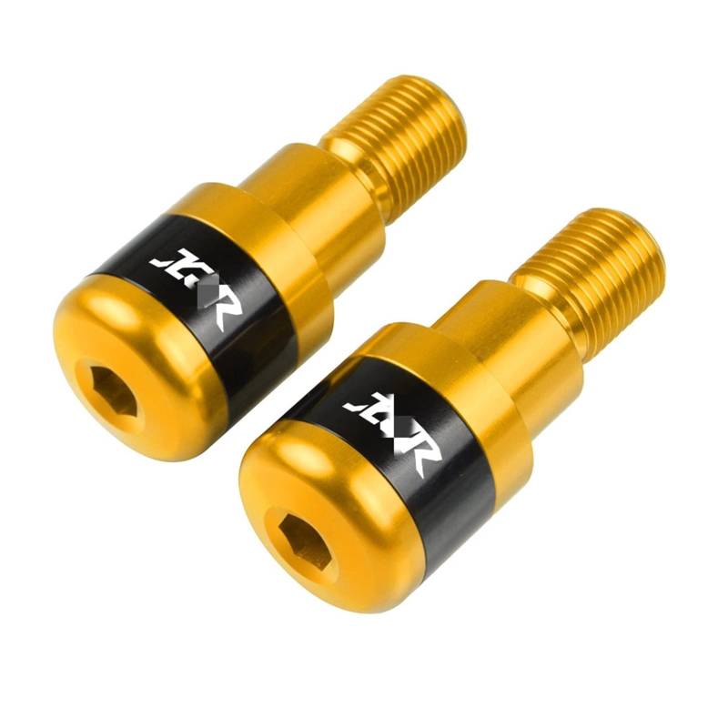 Motorradgriff Motorräder 7/8 "22mm Lenkergriffe Stecker Slider Lenkerenden FÜR XJR1300 Xjr1300 XJR1200(Orange,Blue,Green,Silver,Black) von RBHAI