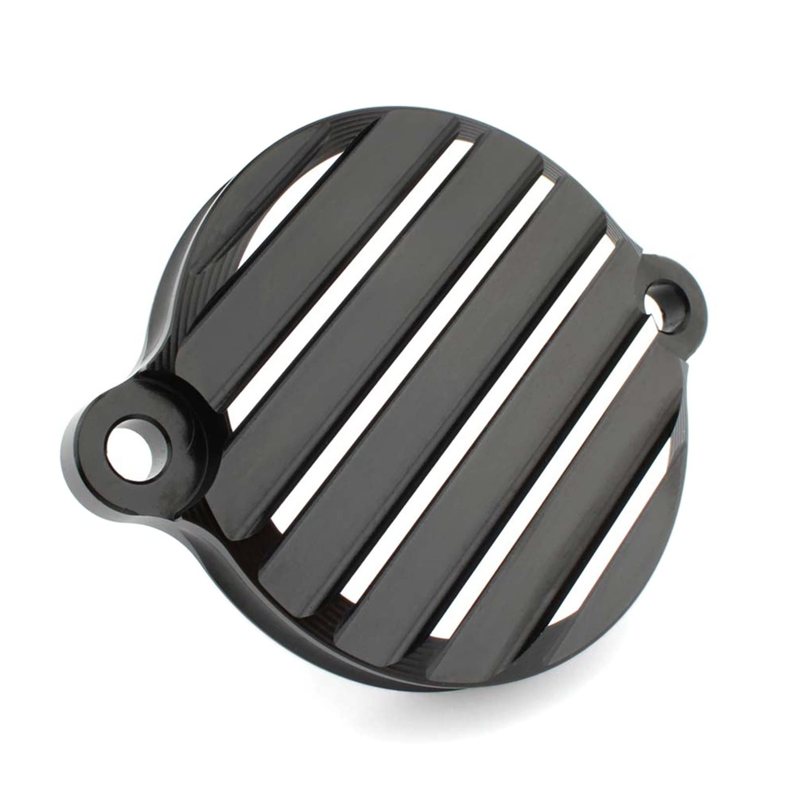 RBHAI Motorradmotor deckt Kurbelgehäuse Motorrad-Motorölfilter-Abdeckungsschutz Für GB350 NC59 CB350 CB350S 2021+ Aluminium(Schwarzes Silber) von RBHAI