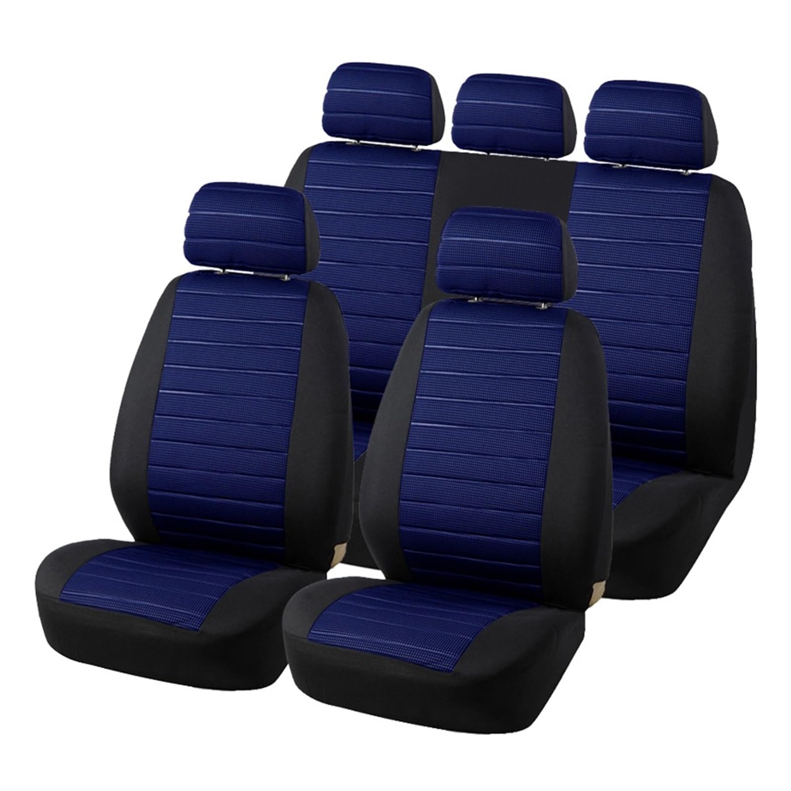 RBHAI Sitzbezug Werkstatt Auto 2 Stück Autositzbezüge, 5 Mm Schaumstoff, Airbag-kompatibel, Universell Passend Für Die Meisten Vans, Kleinbusse, Getrennt(Blue 4pcs) von RBHAI