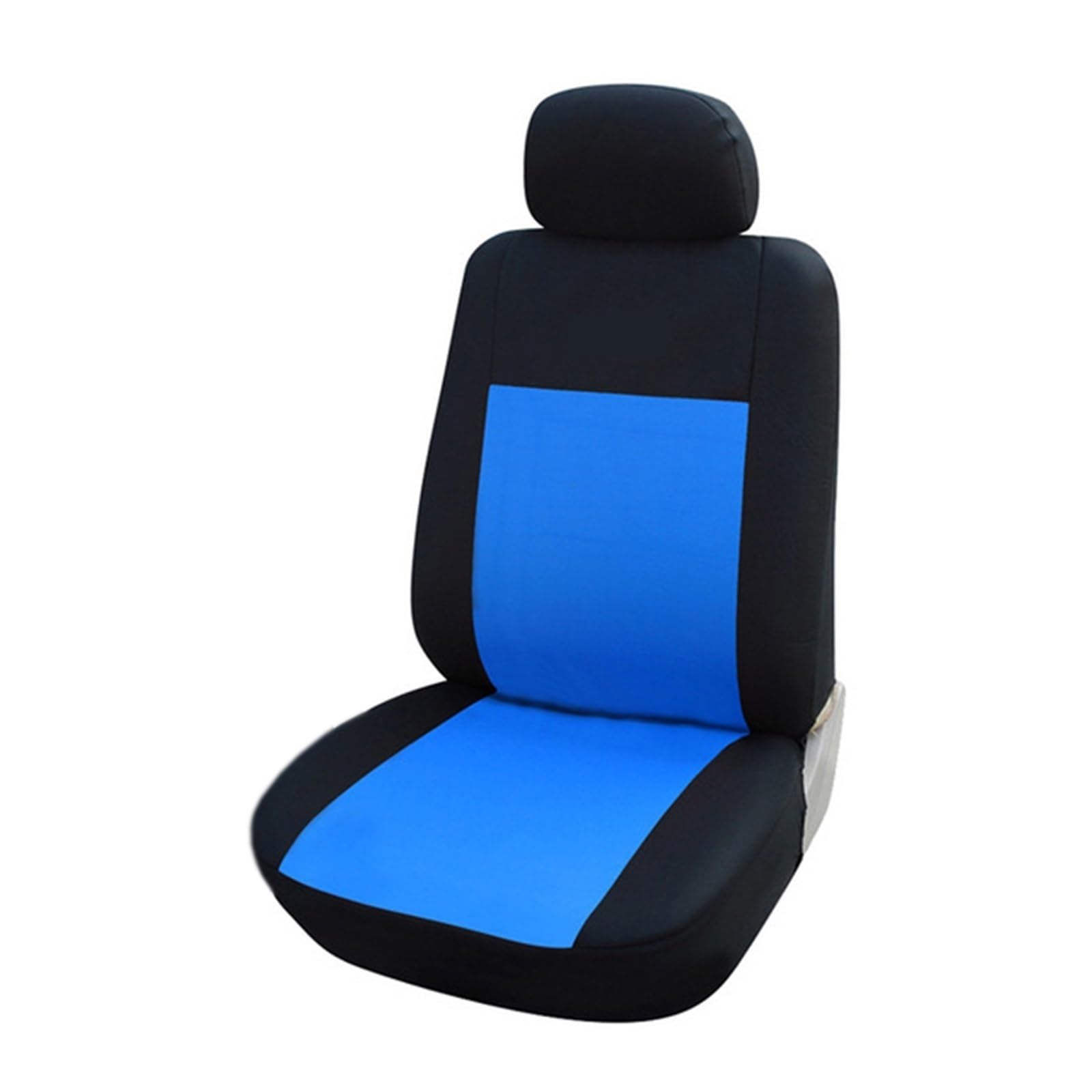 RBHAI Sitzbezug Werkstatt Auto Einzigartiger Flachstoff-Autositzbezug Mit Abnehmbaren Kopfstützen Hinten Mit Drei Reißverschlüssen Für Lada-Autoinnenzubehör(Blue Black,1PCS) von RBHAI