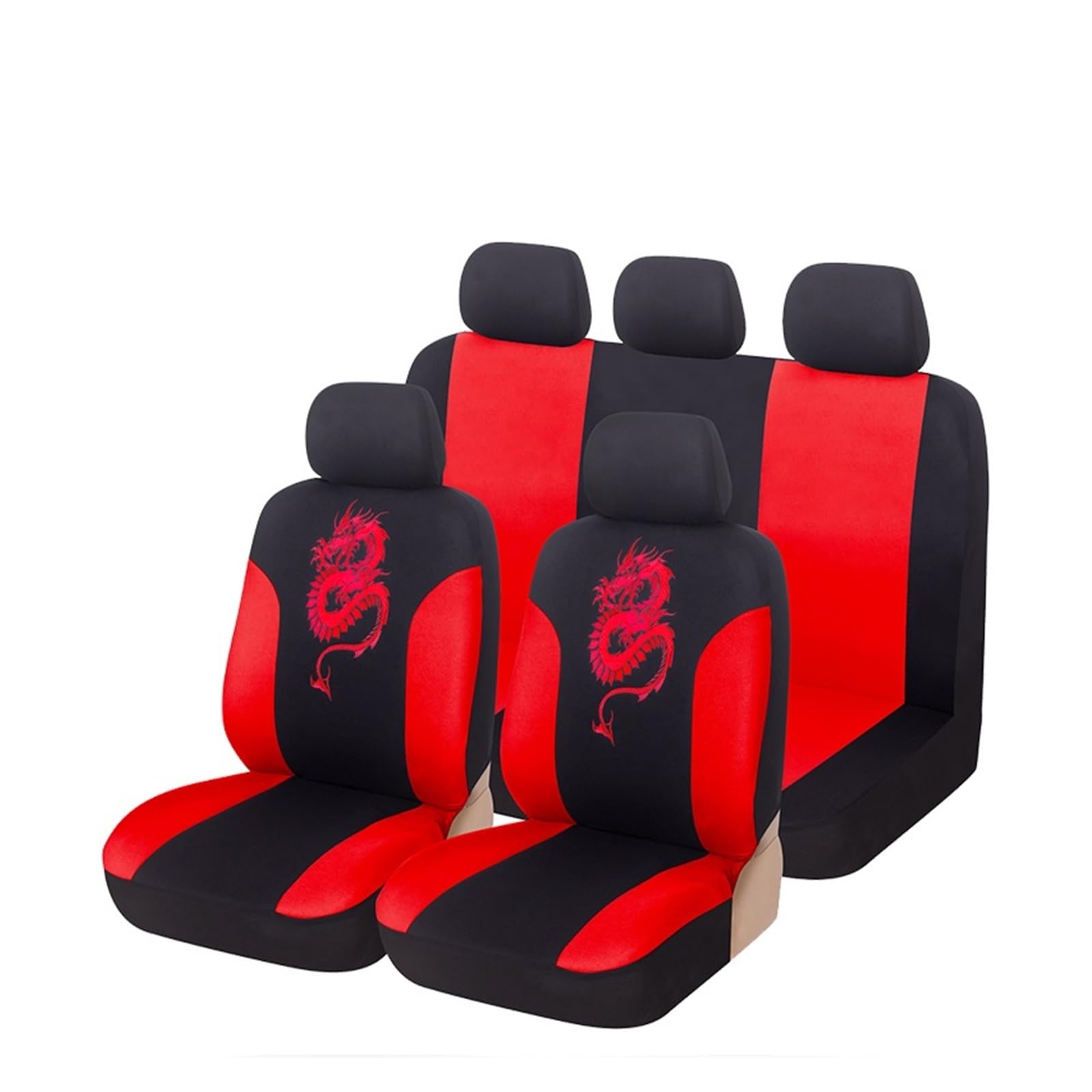 RBHAI Sitzbezug Werkstatt Auto Universelle Autositzbezüge Mit Drachenmuster-Detail, Atmungsaktiver Schutz Für Den Autoinnenraum(Seat Cover C) von RBHAI