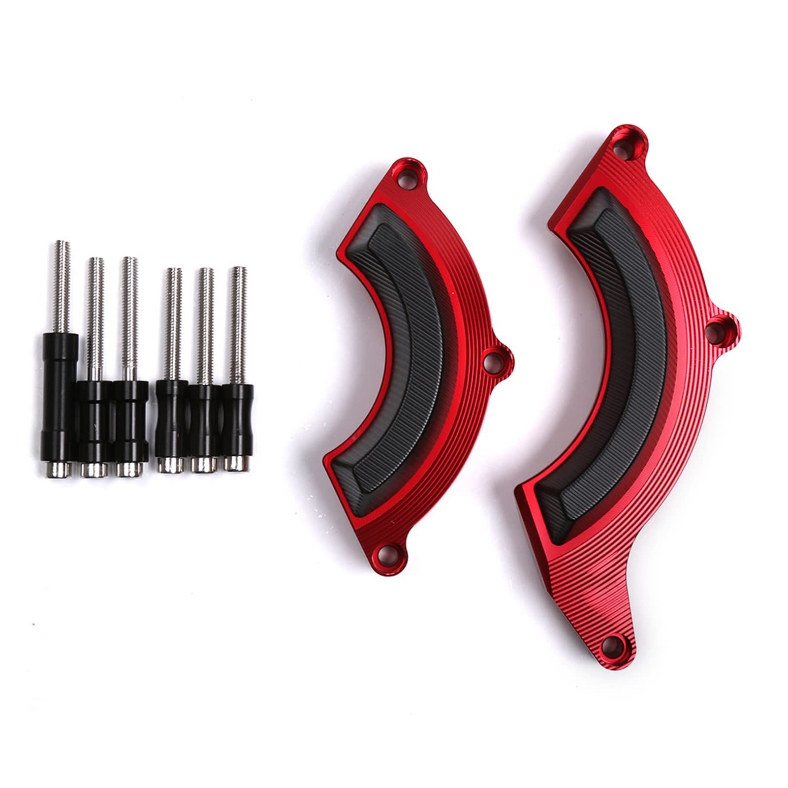 Rahmen Für K&awasaki Z900 2017 2018 Motorrad Case Schutzabdeckung Motor Crash Frame Protector Slider Fallschutz(Rot) von RBHAI