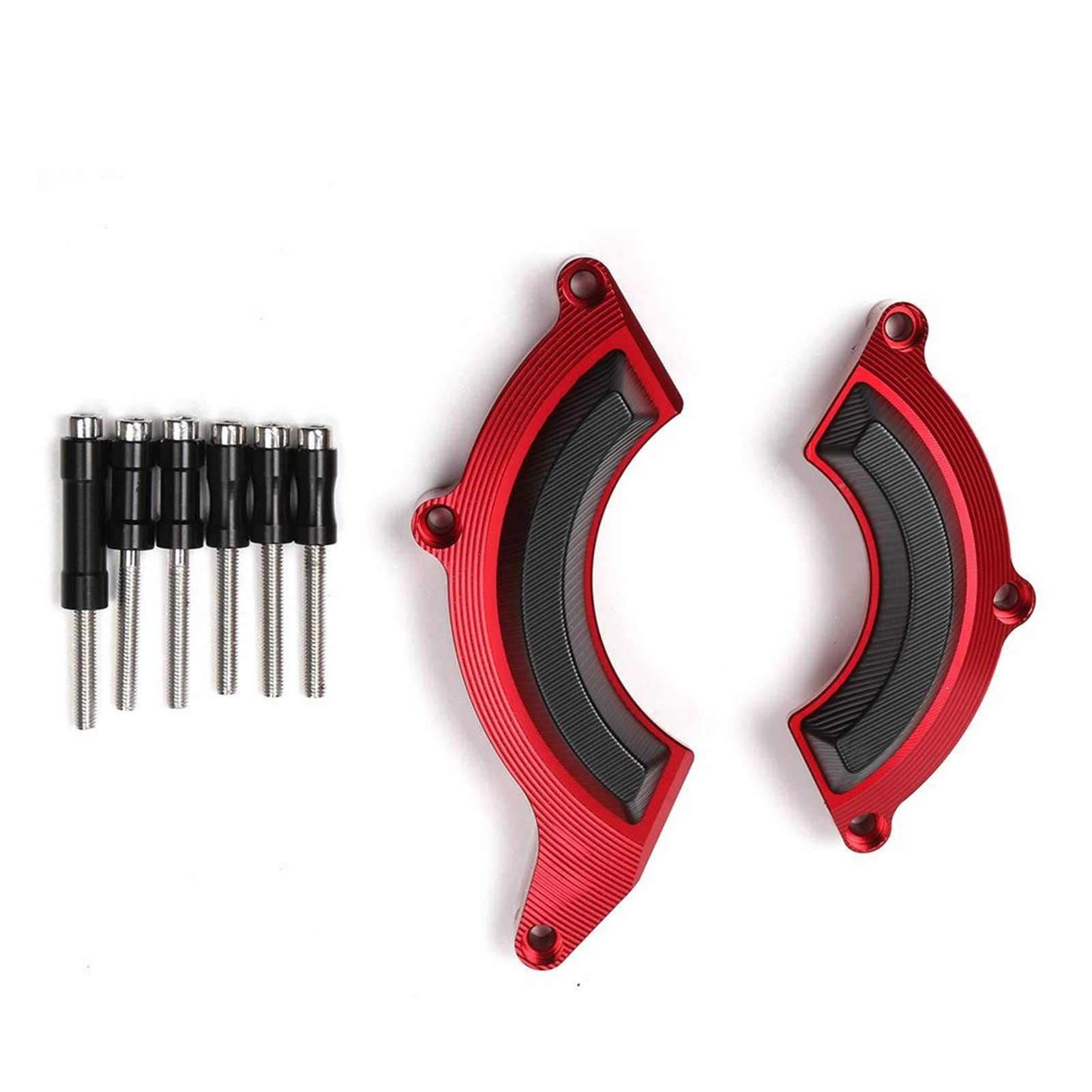 Rahmen Für K&awasaki Z900 2017 2021 Motorrad Motor Stator Case Guard Cover Protector Frame Slider(Rot) von RBHAI