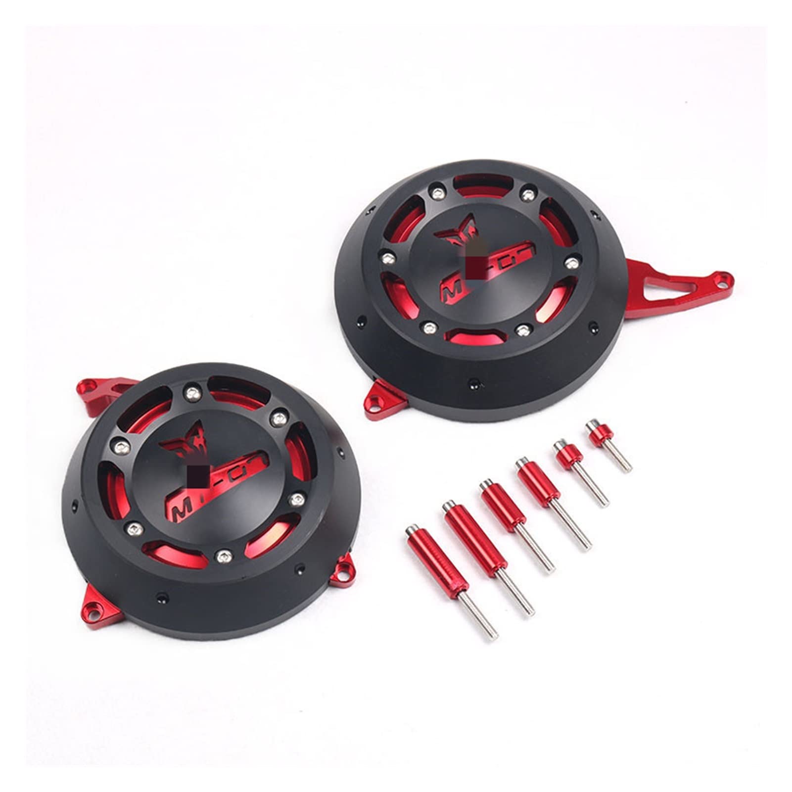 Rahmen Für M&T-07 F&Z-07 2014-2020 Motorrad Motor Stator Case Cover Motor Schutzhülle Protector(Rot) von RBHAI