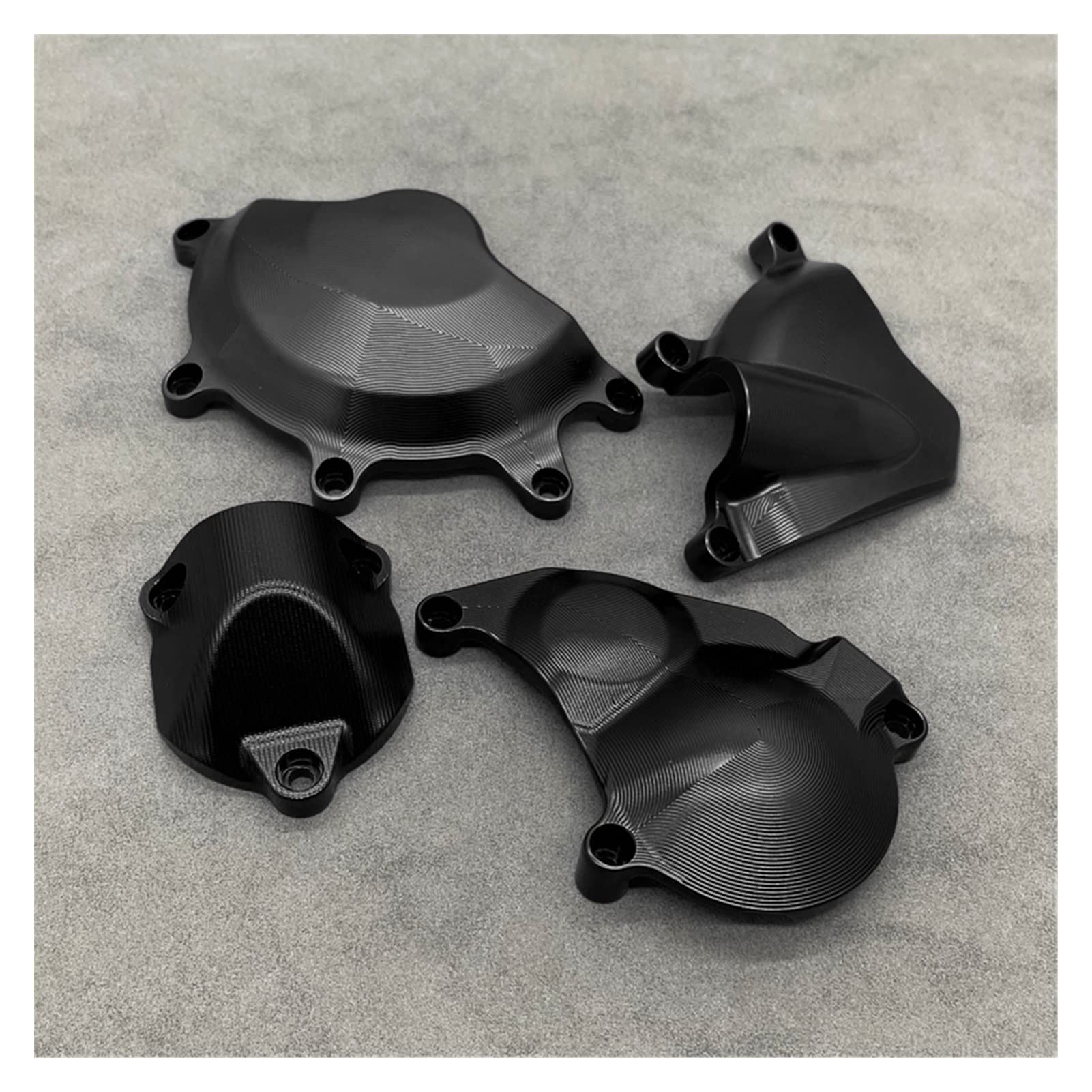 Rahmen Für S1000XR/RR 2019-2021 Motorrad Motorabdeckung Set Stator Case Guard Slider Protector(Schwarz) von RBHAI