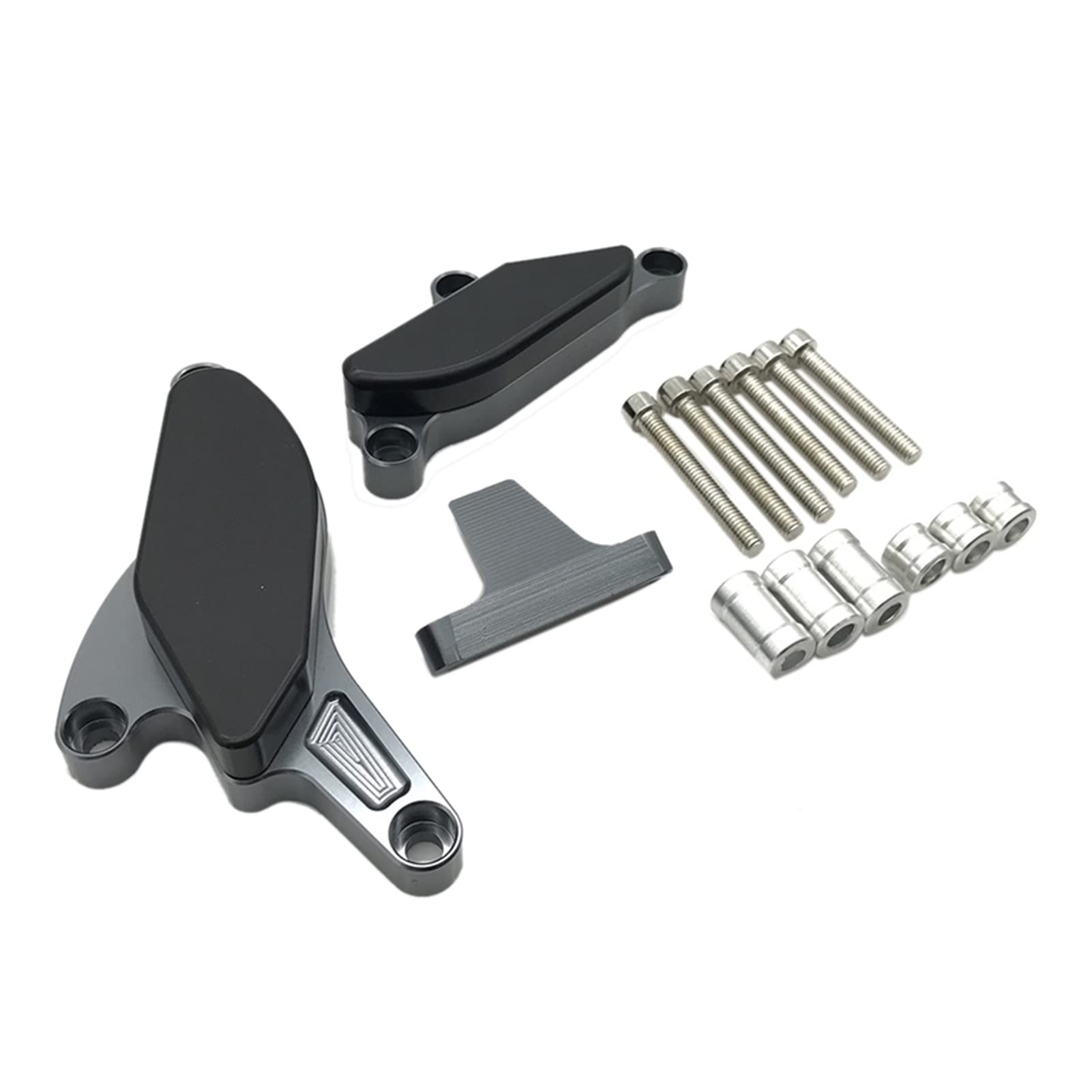 Rahmen Motorgehäuse Slider Crash Protector Für K&AWASAKI N&INJA ZX-10R 2008 2010 Motorrad Schutzabdeckung(Grey) von RBHAI