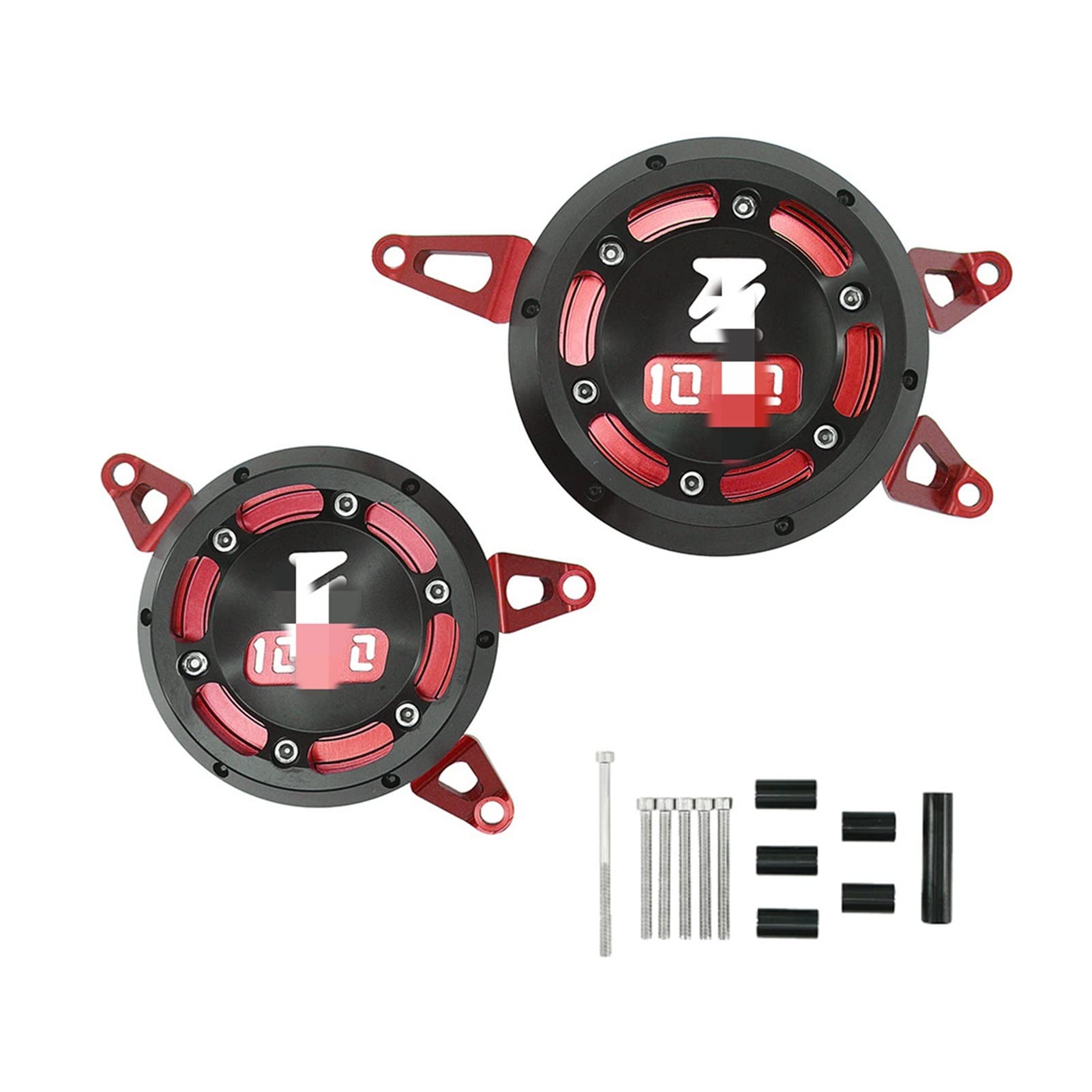 Rahmen Motorrad Motorschutzabdeckung Statorgehäuse Verkleidung Slider Guard Crash Protector Für Z1000/SX/R(Rot) von RBHAI