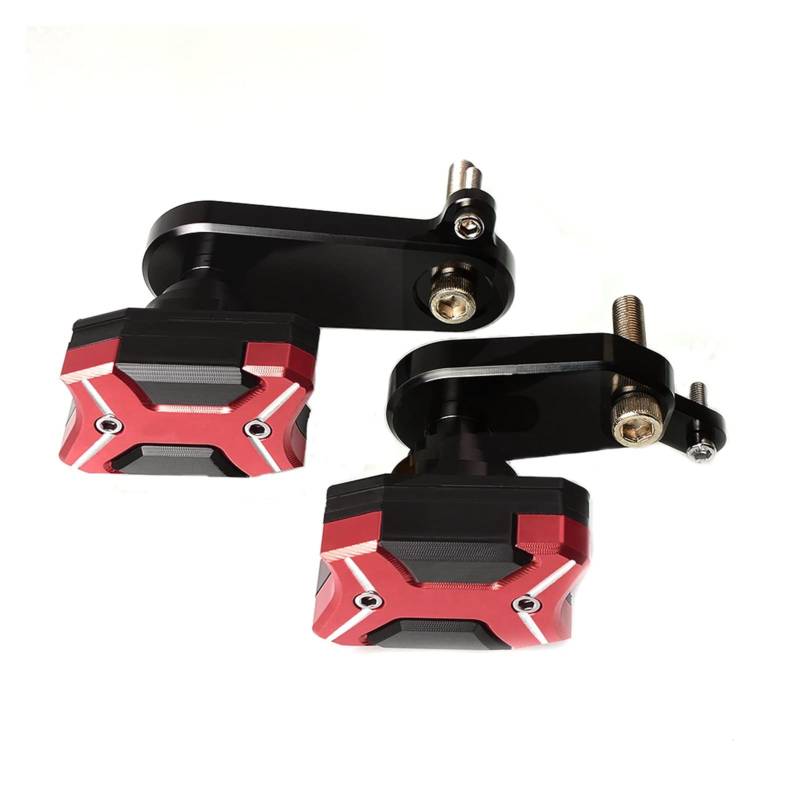 Rahmen Motorradrahmen Crash Pads Motorgehäuse Sliders Protector Für K&awasaki N&inja ZX6R/636 2009 2012(Rot) von RBHAI