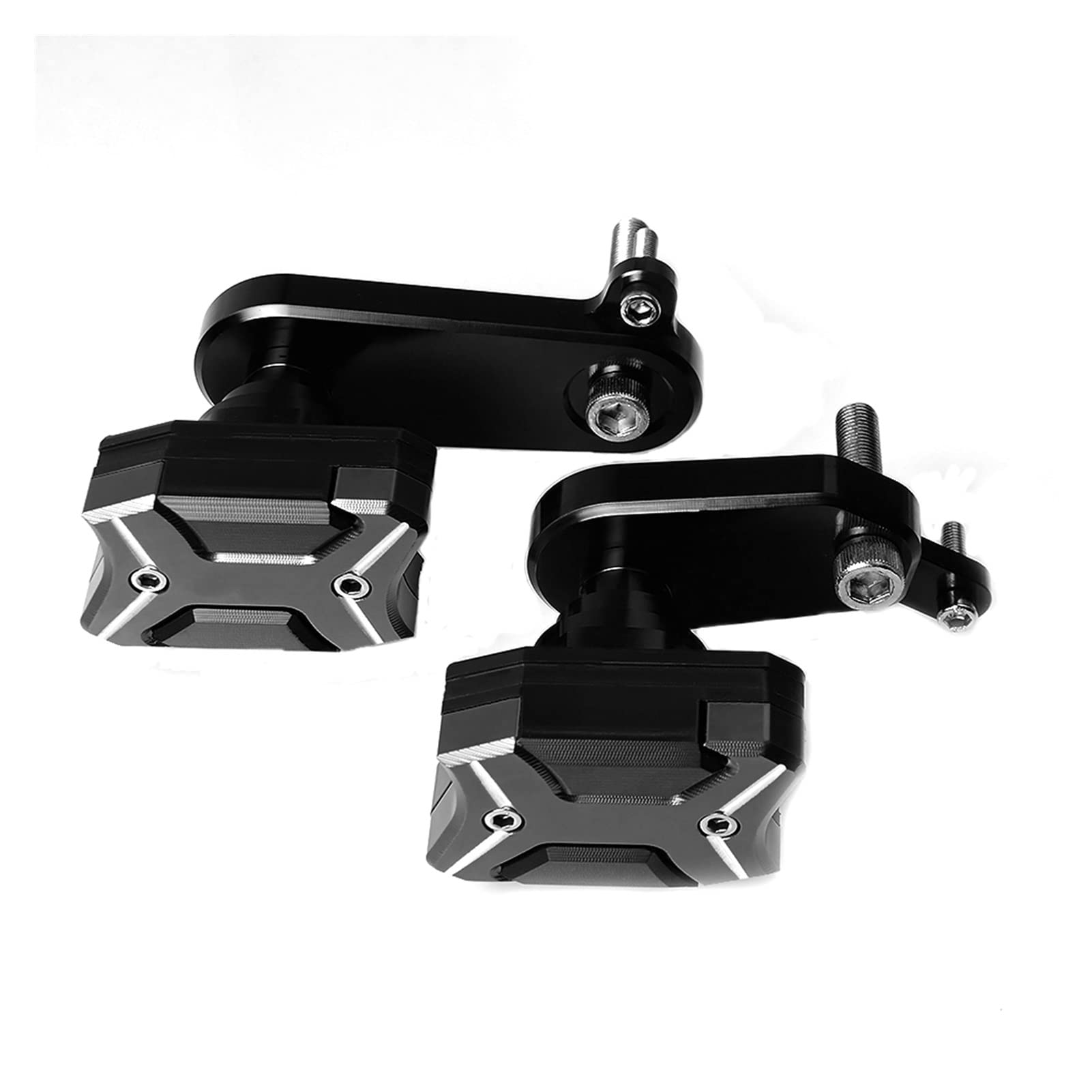 Rahmen Motorradrahmen Crash Pads Motorgehäuse Sliders Protector Für K&awasaki N&inja ZX6R/636 2009 2012(Schwarz) von RBHAI