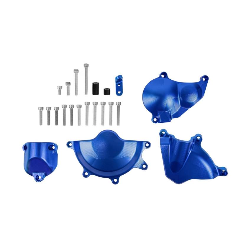 Rahmen Motorstatorabdeckung Set Fall Guard Slider Protector Für S1000XR / S/RR/XR 2019 2020 2021 Motorradzubehör(Blau) von RBHAI