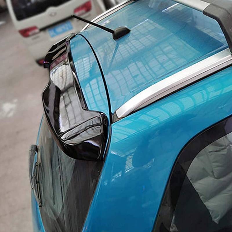 Heckspoiler für Suzuki Vitara 2016 2017 2018 2019, Auto Dachspoiler Heck Kofferraum Spoiler Heckflügel Deflektor Flügel Styling Zubehör,A/Black von RCLON