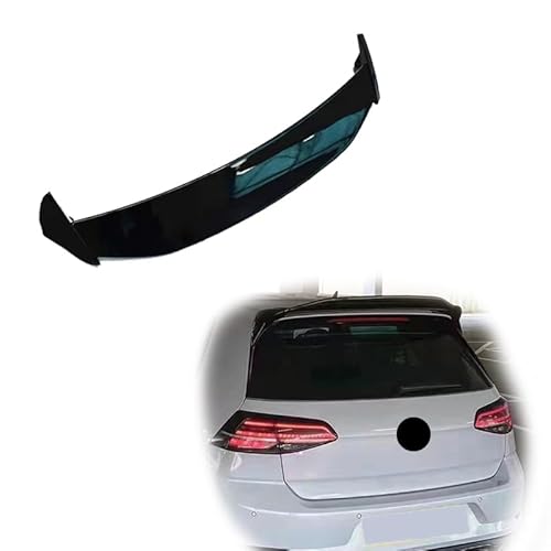 Heckspoiler für VW Golf 7Rline GTI 7R, Auto Dachspoiler Heck Kofferraum Spoiler Heckflügel Deflektor Flügel Styling Zubehör von RCLON