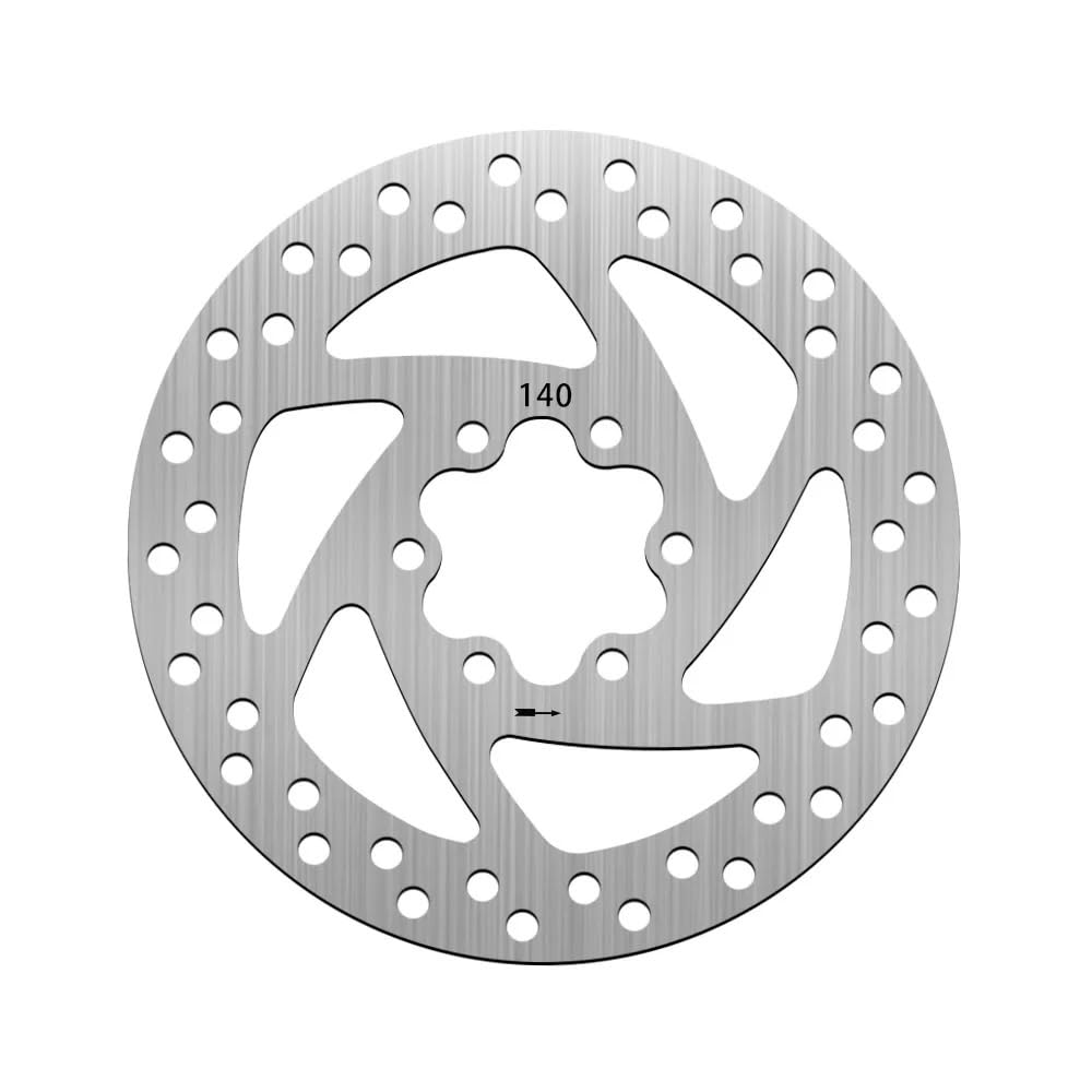 Universal-Bremsscheibe, 6 Löcher, 6 Schrauben, 140 mm, kompatibel for Kugoo Figured, Pro, kompatibel for ZERO 10X, 10 von RCTGPGJAC