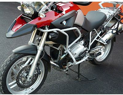 RD Moto BMW R 1200 GS, Sturzbügel oben/unten - Silber von RD Moto