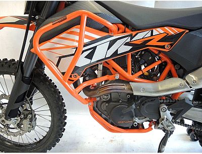 RD Moto KTM 690 Enduro R, Sturzbügel oben/unten - Orange von RD Moto