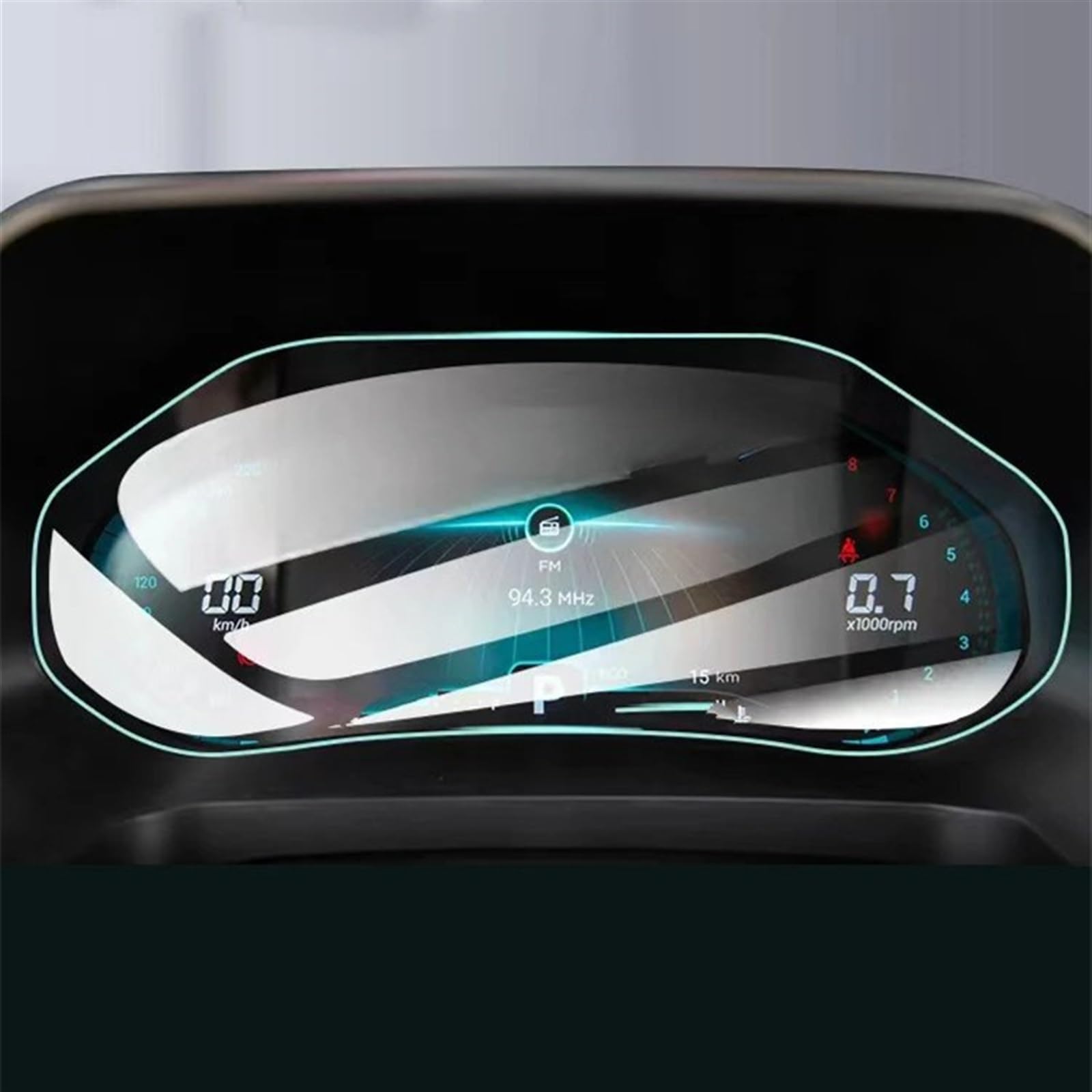 RDEQKIVZ Displayschutzfolie Auto Kompatibel Mit Chery Für Tiggo 7 2020 2021 2022 2023 Autonavigations-Displayschutzfolienaufkleber Displayschutzfolie Aus Gehärtetem Glas(Dashboard) von RDEQKIVZ