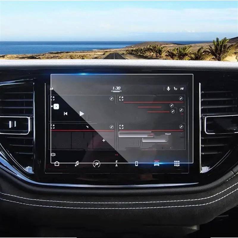 RDEQKIVZ Displayschutzfolie Auto Kompatibel Mit Chrysler Für Pacifica 2021 2022 2023 10,1 Zoll Autonavigation Schutzfolie Hartglas Schutzfolie Autozubehör von RDEQKIVZ