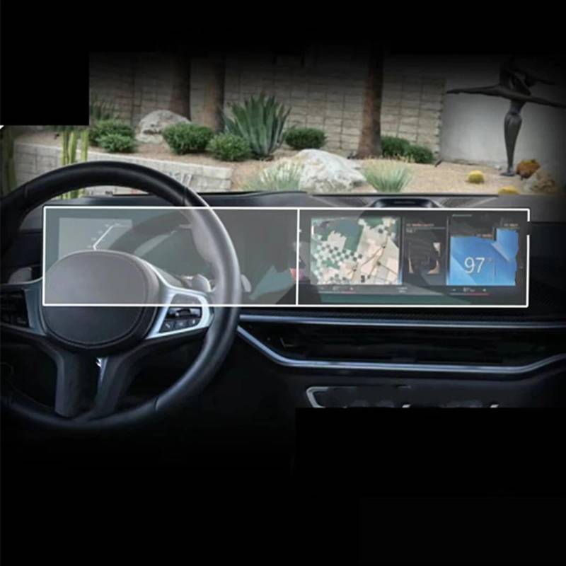 RDEQKIVZ Displayschutzfolie Auto Kompatibel Mit Für M3 Cs 2023 2024 Center Control Screen Schutzfolie Autoinstrument Transparente Schutzfolie Autozubehör von RDEQKIVZ