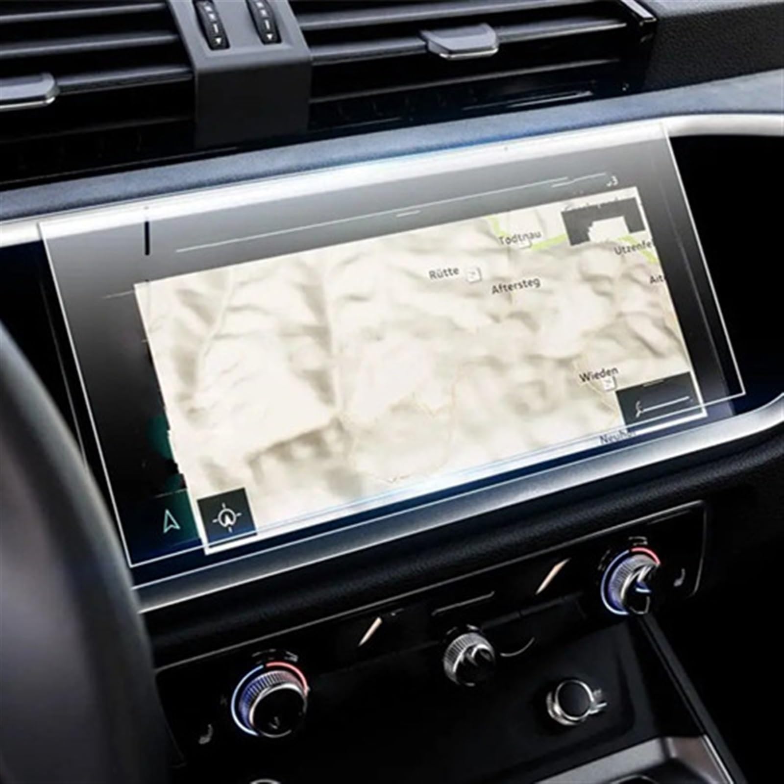 RDEQKIVZ Displayschutzfolie Auto Kompatibel Mit Für Q3 2019 2020 2021 2022 2023 10,1 Zoll Navigationsdisplay Schutzfolie Autoinstrument Schutzfolie von RDEQKIVZ