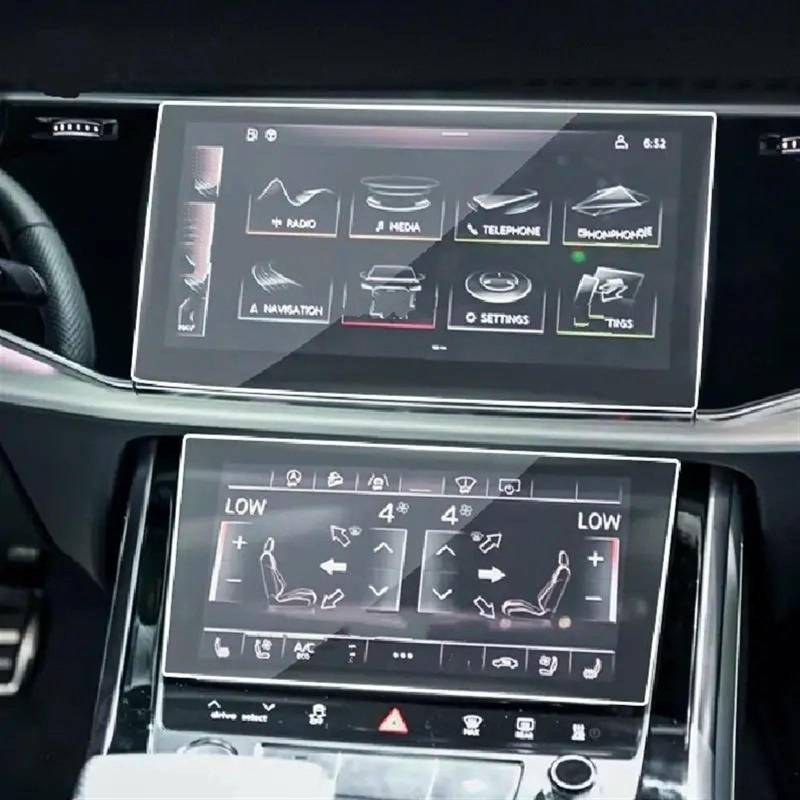 RDEQKIVZ Displayschutzfolie Auto Kompatibel Mit Für Q7 Q8 2020 2021 Auto-Innenraum-Armaturenbrett-Schutzfolie Autoinstrument Transparente Schutzfolie Autozubehör von RDEQKIVZ