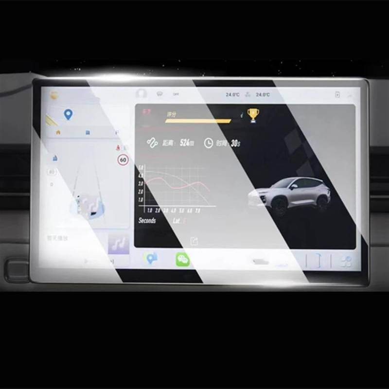 RDEQKIVZ Displayschutzfolie Auto Kompatibel Mit Jetour Für Dashing 2022 Auto Instrument Transparent Schutz Film Gehärtetem Glas Screen Schutz Film Auto Zubehör(RHD 15.6 inch GPS) von RDEQKIVZ