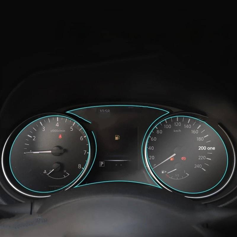 RDEQKIVZ Displayschutzfolie Auto Kompatibel Mit Nissan Für Qashqai Für X-Trail 2014 2015 2016 2017 2018 2019 2020 2021 2022 2023 Center Control Displayschutzfolie Autozubehör von RDEQKIVZ