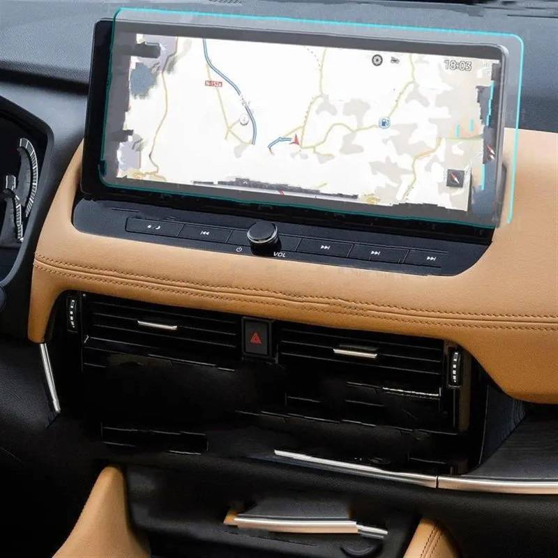 RDEQKIVZ Displayschutzfolie Auto Kompatibel Mit Nissan Für X-Trail 2023 12,3 Zoll Center Control Displayschutzfolie Schutzfolie Aus Gehärtetem Glas Autozubehör von RDEQKIVZ