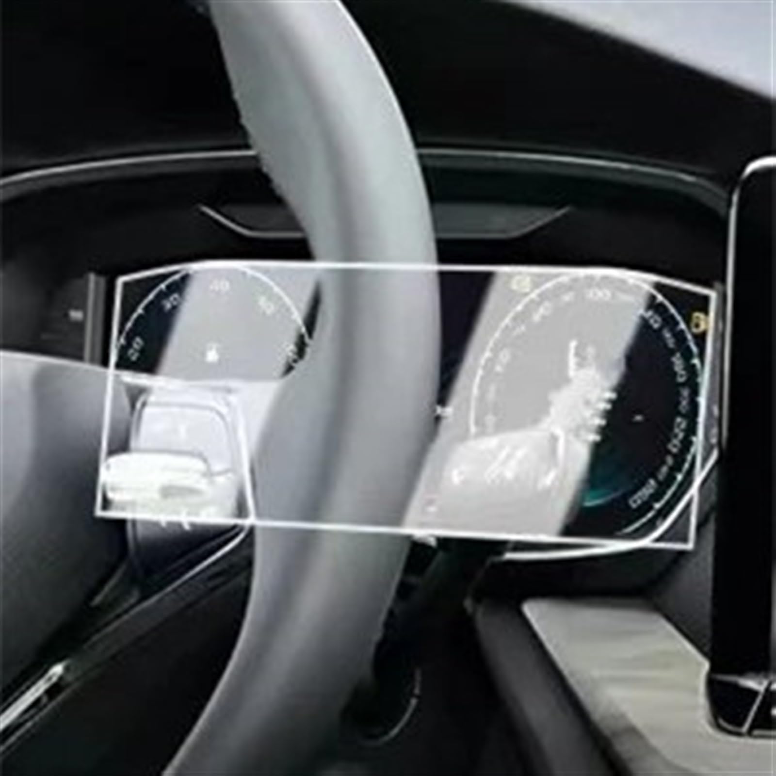 RDEQKIVZ Displayschutzfolie Auto Kompatibel Mit Skoda Für Octavia Pro 2020 2021 2022 2023 Auto Navigation Display Schutzhülle Film Aufkleber Gehärtetem Glas Schutz Film(Dashboard) von RDEQKIVZ