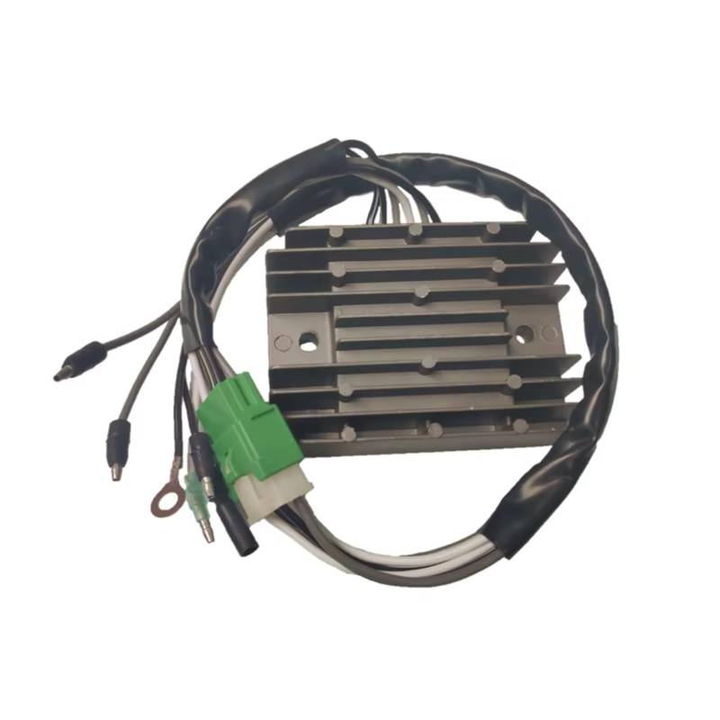 RDEQKIVZ Motorrad Spannungsregler Für GX660 Für GX660R Für GX660RH 31750-Z2E-803 Motorrad Motor Lade Modul Mit Sub Kabelbaum Gleichrichter Regler Motorrad Zubehör(with Wire) von RDEQKIVZ